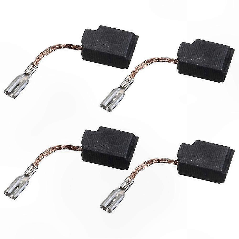 4-Pack Replacement Carbon Brushes for Angle Grinders, Compatible with Multiple Models