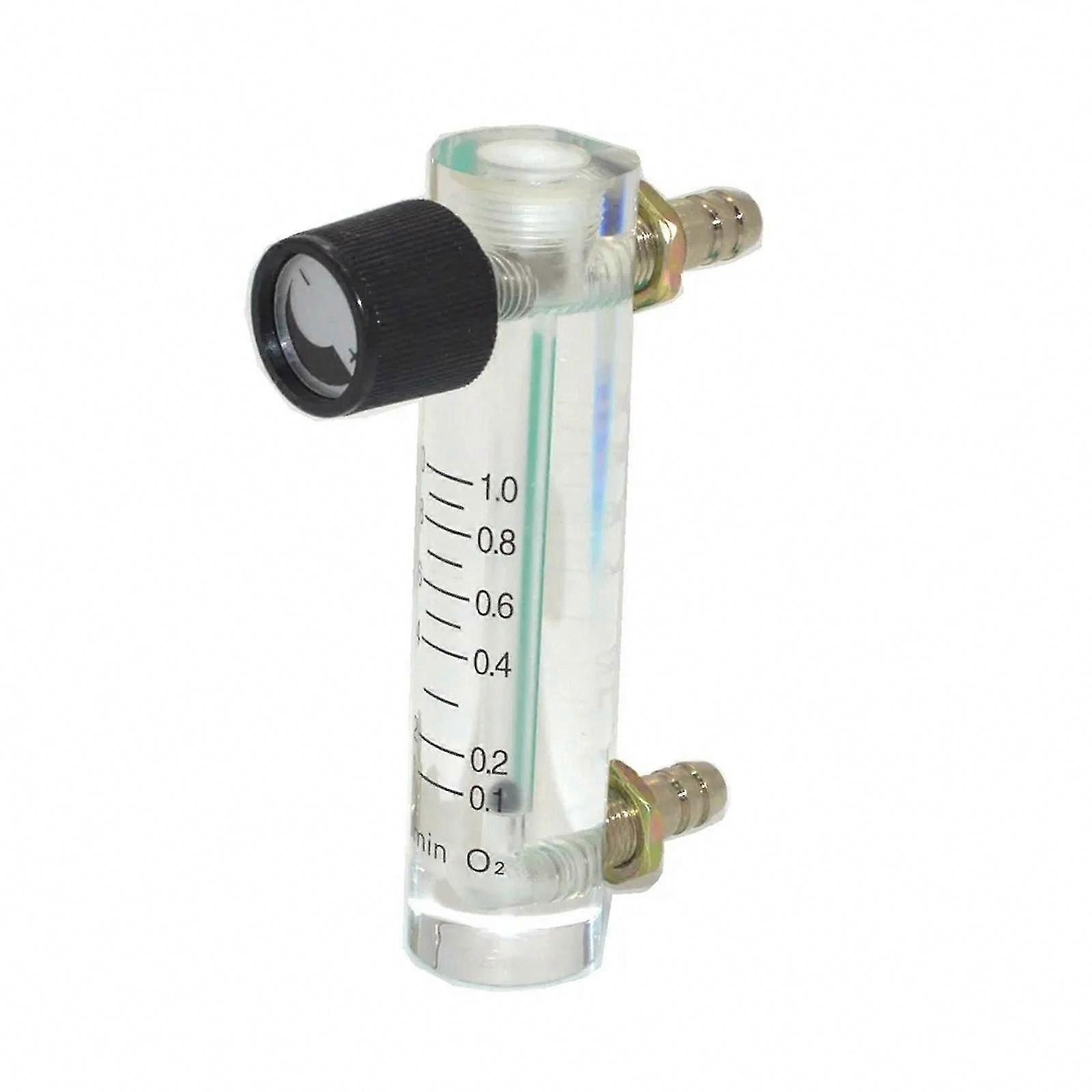 Oxygen Air Flow Meter with Control Valve 0.1-1LPM, 0.1Mpa - Accurate Gas Flow Rate Measurement NEW