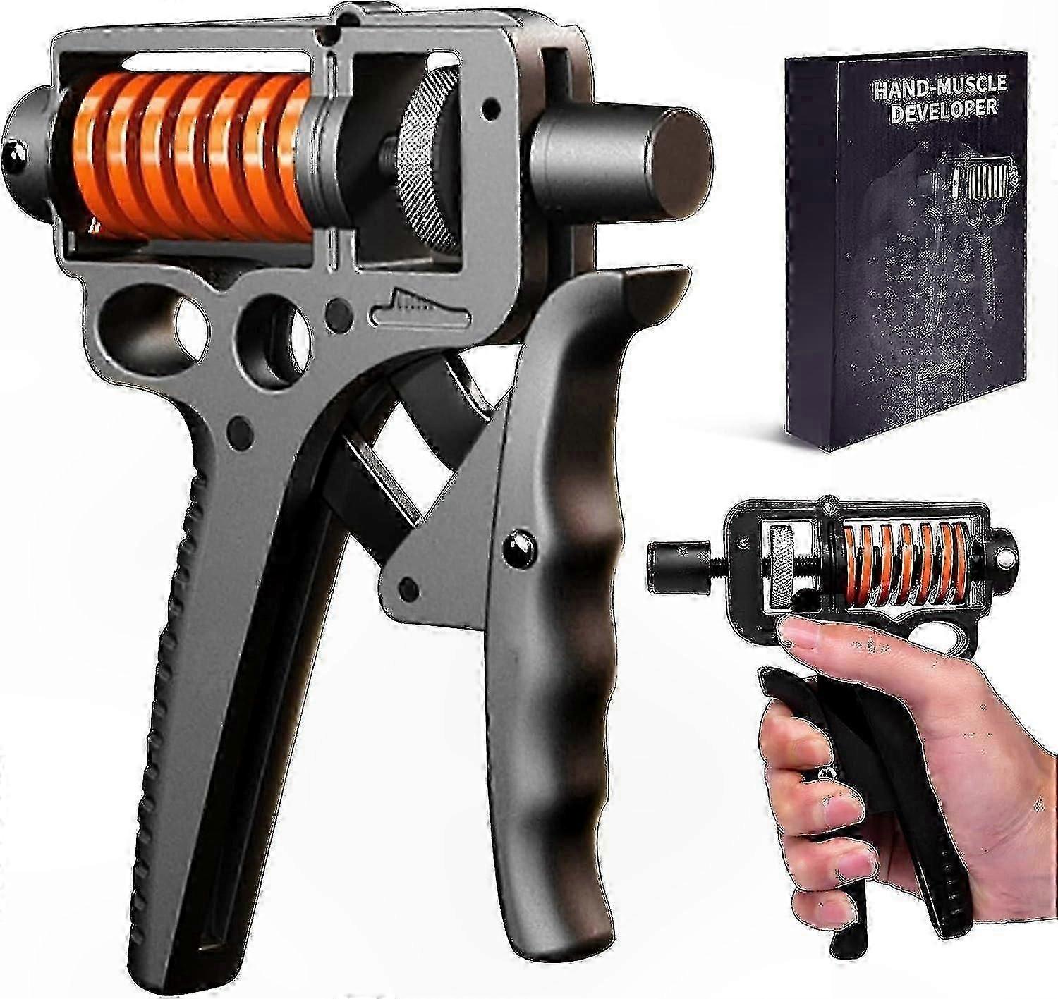 Adjustable Grip Strength Hand Exerciser for 5-165kg, Professional Finger Strength Training Tool for Enhanced Performance