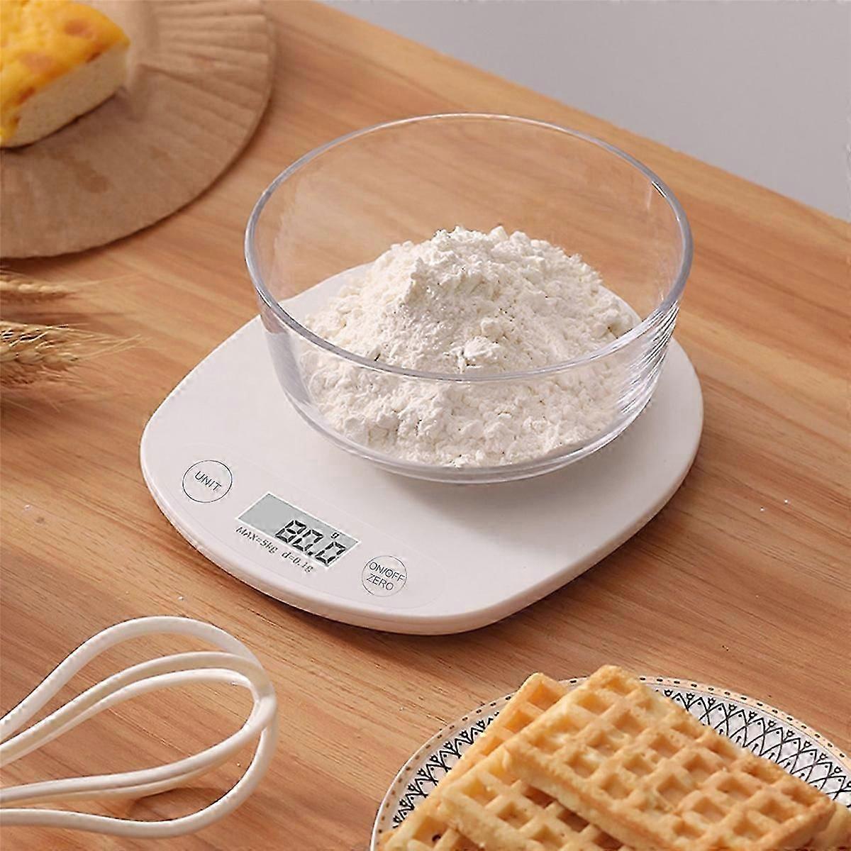 5KG Precision Scale Compact & Stylish for Kitchen Cooking Baking
