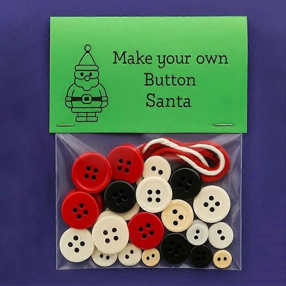 Christmas Button Ornaments Easy to Hanging Ornament Stocking Stuffer