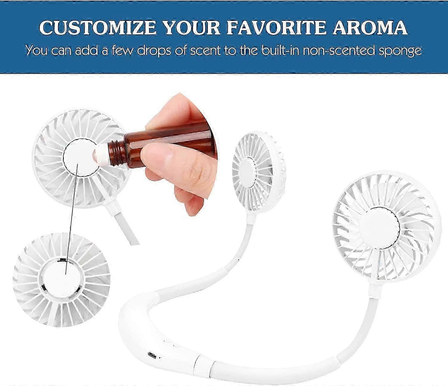 Neck Fan Upgraded Version for Sport and Office Use 2025