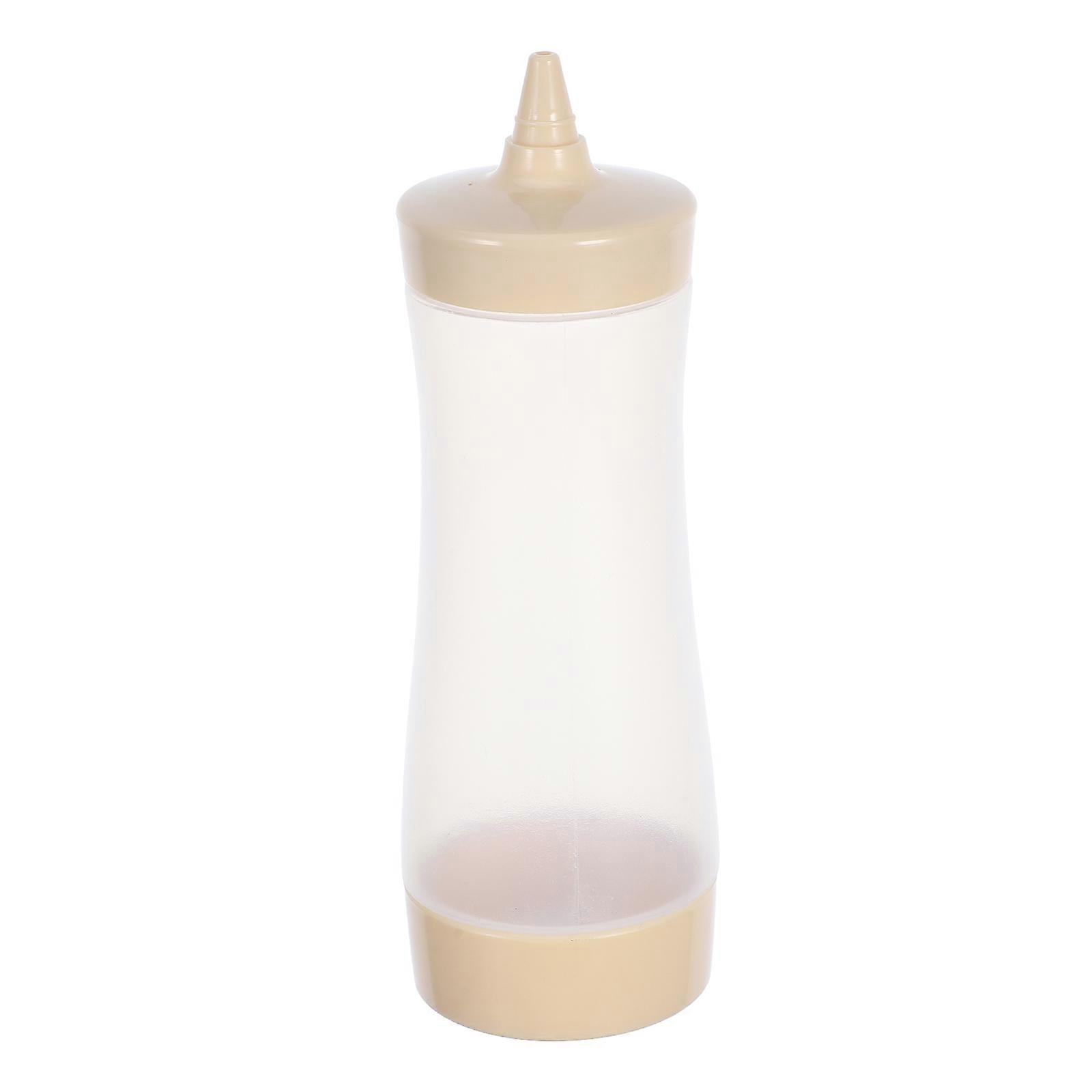 Squeeze Bottles Easy to Clean Camping Gear 3Pcs Beige