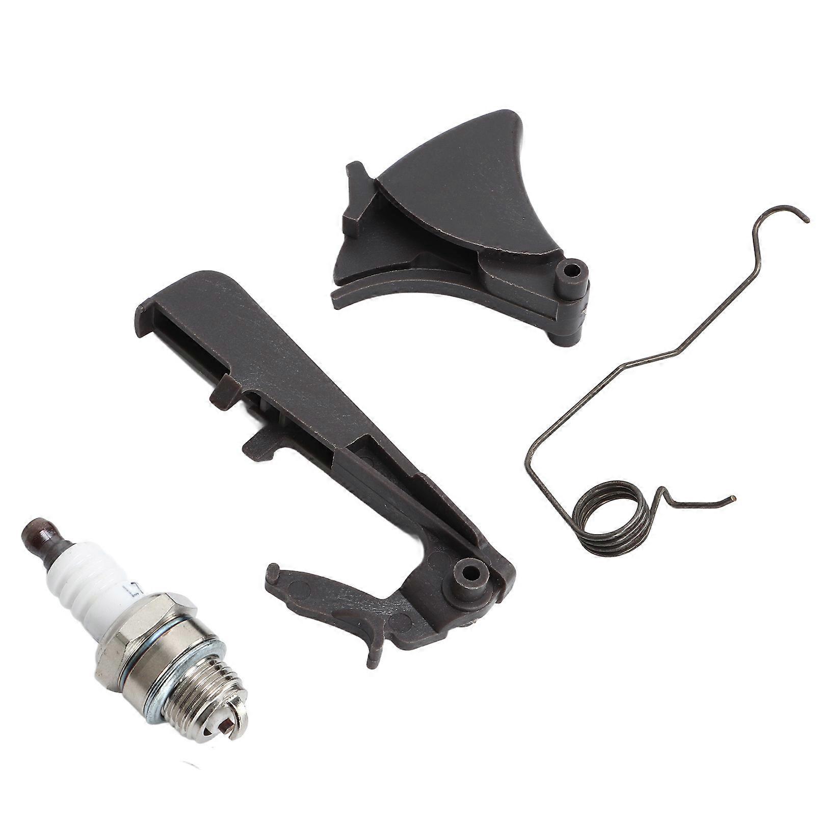 Gas Chainsaw Spark Plug Kit ABS Iron Throttle Trigger for 340-359