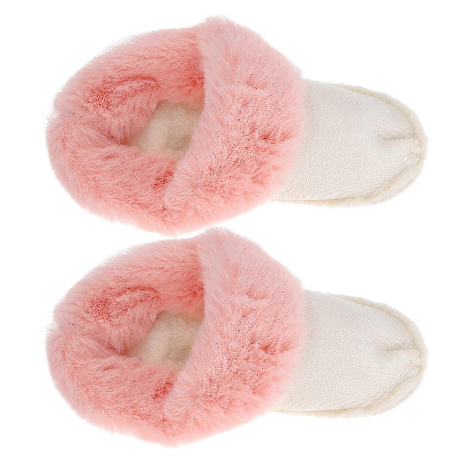 Plush Shoe Inserts Detachable Winter Fluffy Shoe Insert 4Pairs for Men and Women