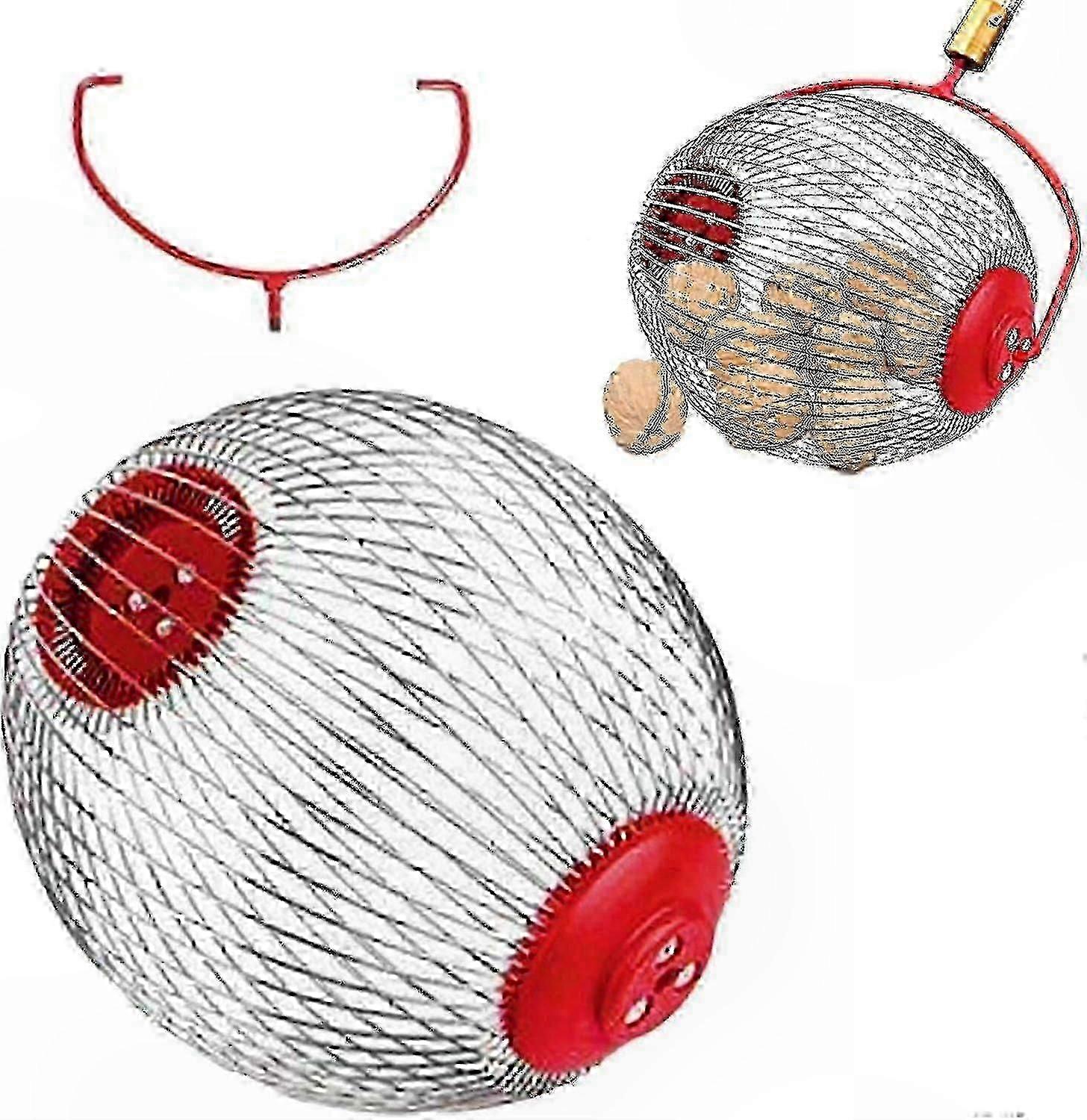 Acorn and Walnut Collector with Side Opening Dump Roller for Pinecones