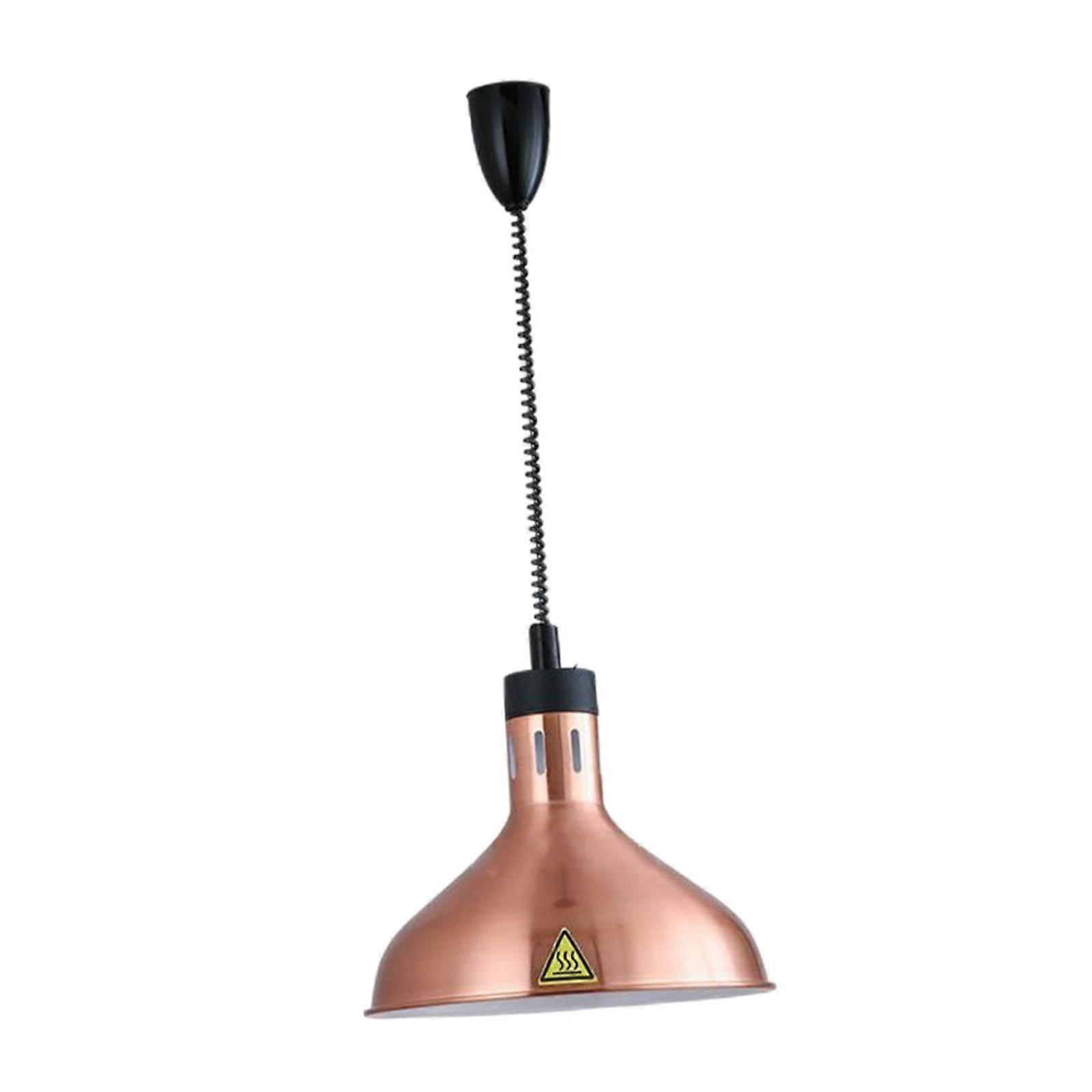 Food Warmer Lamp 275W Bronze Heating Light for Buffet, Fried Chicken, Fries - No Bulb Required