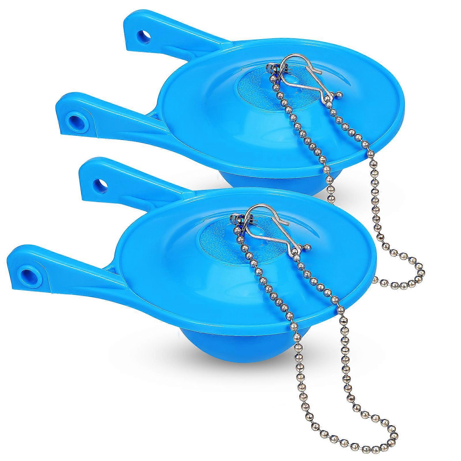 Universal Toilet Flapper PVC Replacement Parts for Water Saving 4Pcs