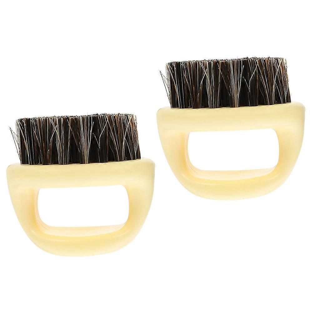 Men Beard Brush Handheld Grooming Brush for Cleaning 6Pcs Set