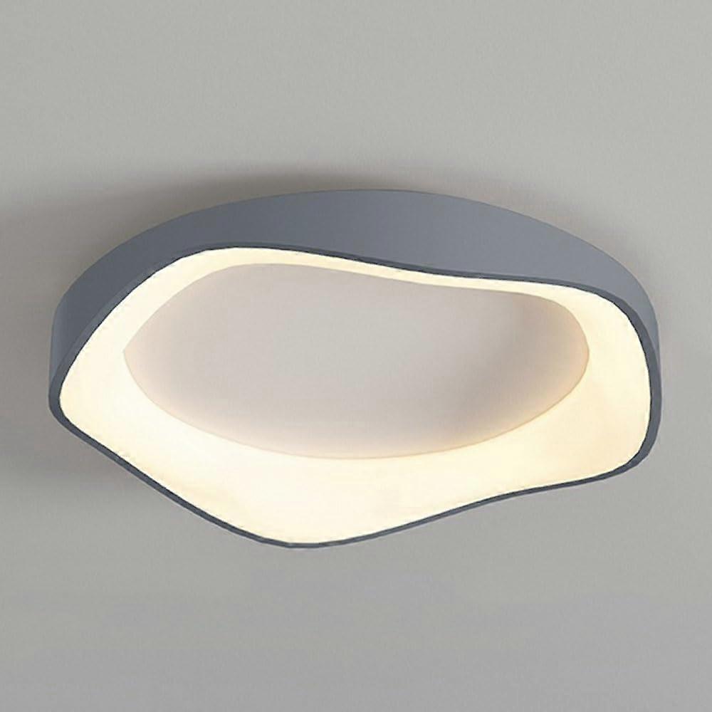 Modern Minimalist ThreeColor Dimming Ceiling Light Fixture SideEmitting 52cm Gray Model A Easy Install For Closets