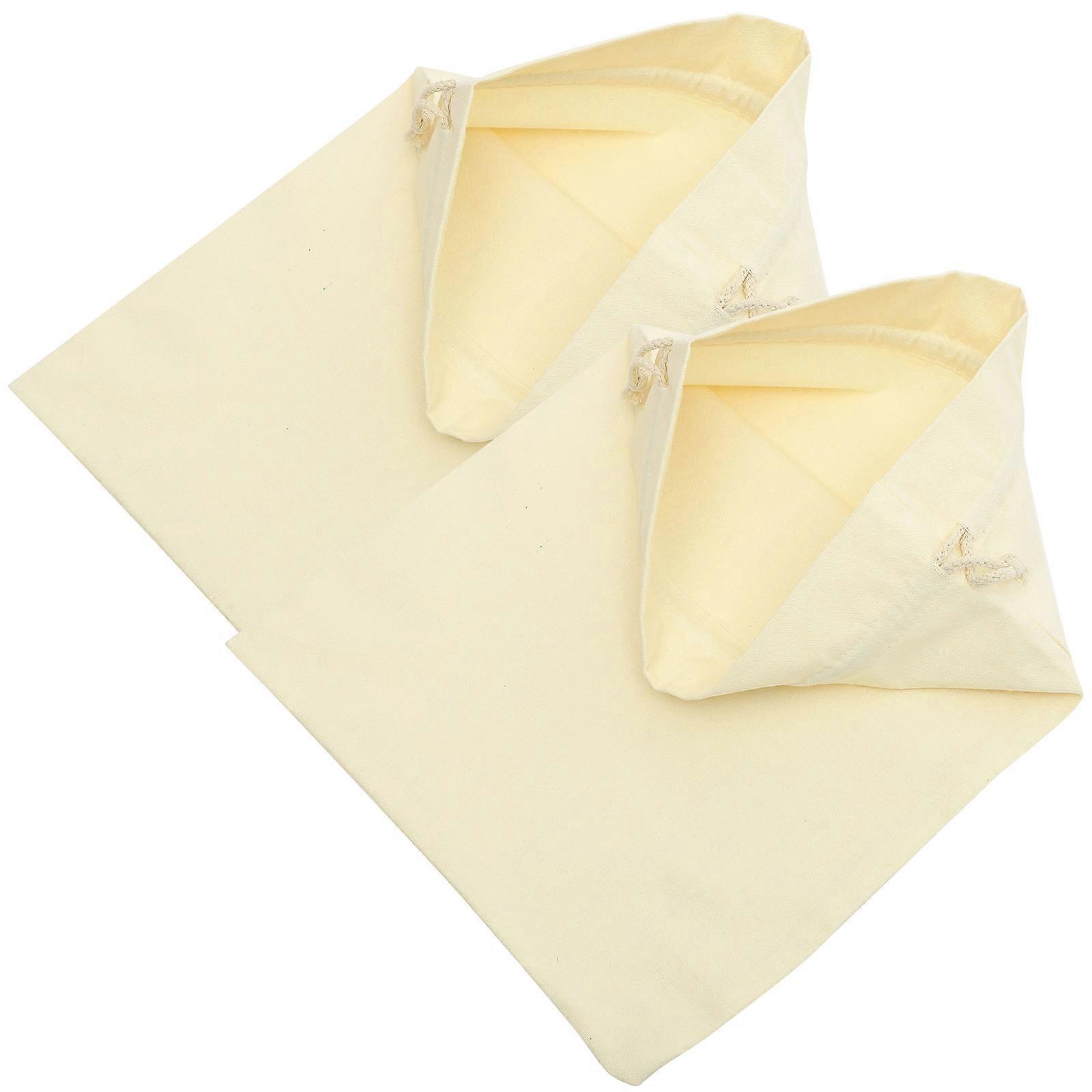 Cotton Bags Reusable Drawstring Bags for Storage Use 10Pcs Flour Storage Pouches