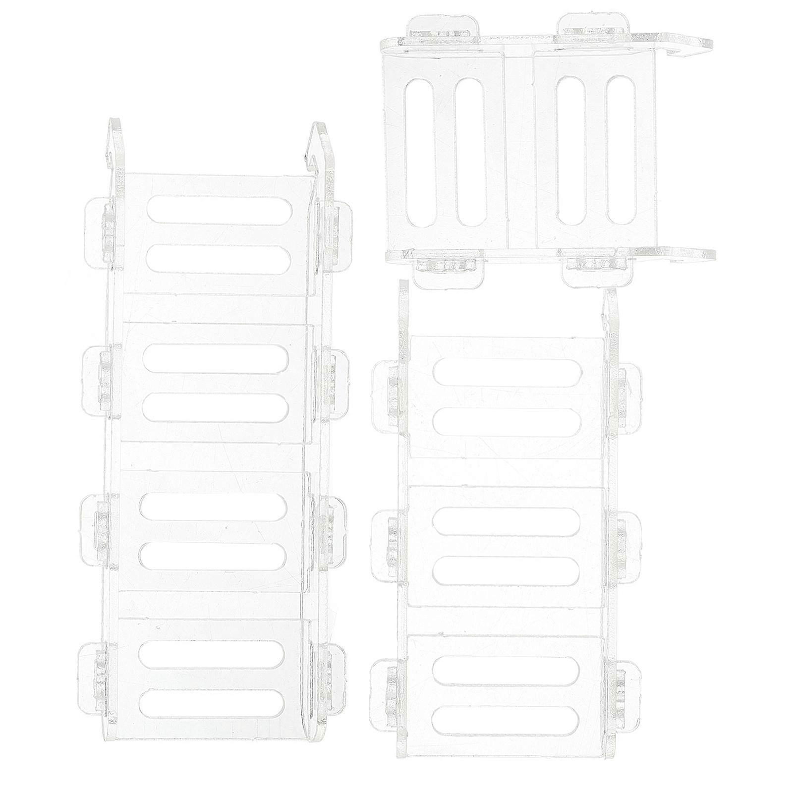 Modern Design Small Animal Ladder For Hamsters Promoting Pet Exercise In Clear Acrylic With Reliable Structure 12-Pcs