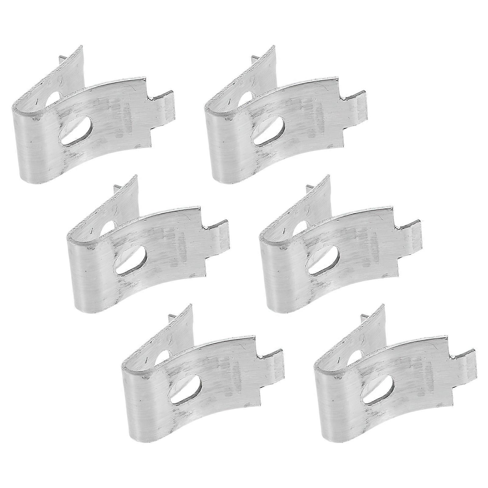 Durable 12 Pcs Shelf Bracket Clips Adjustable Shelves For Cabinets Tool Room Storage Areas Rust Resistant