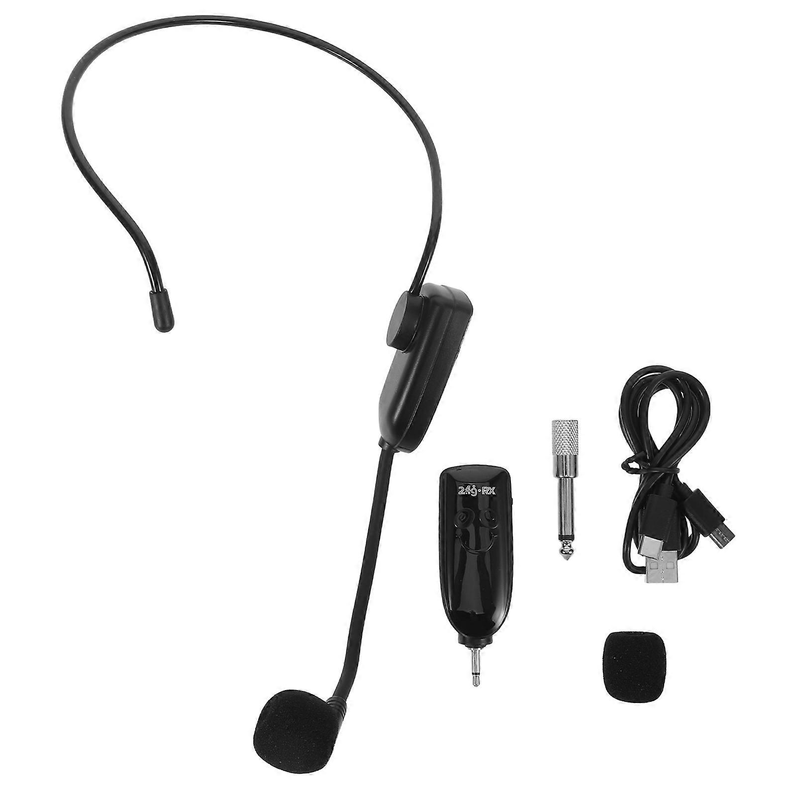 Voice Amplifier Wireless Headset Microphone Designed for Teachers 5Sets