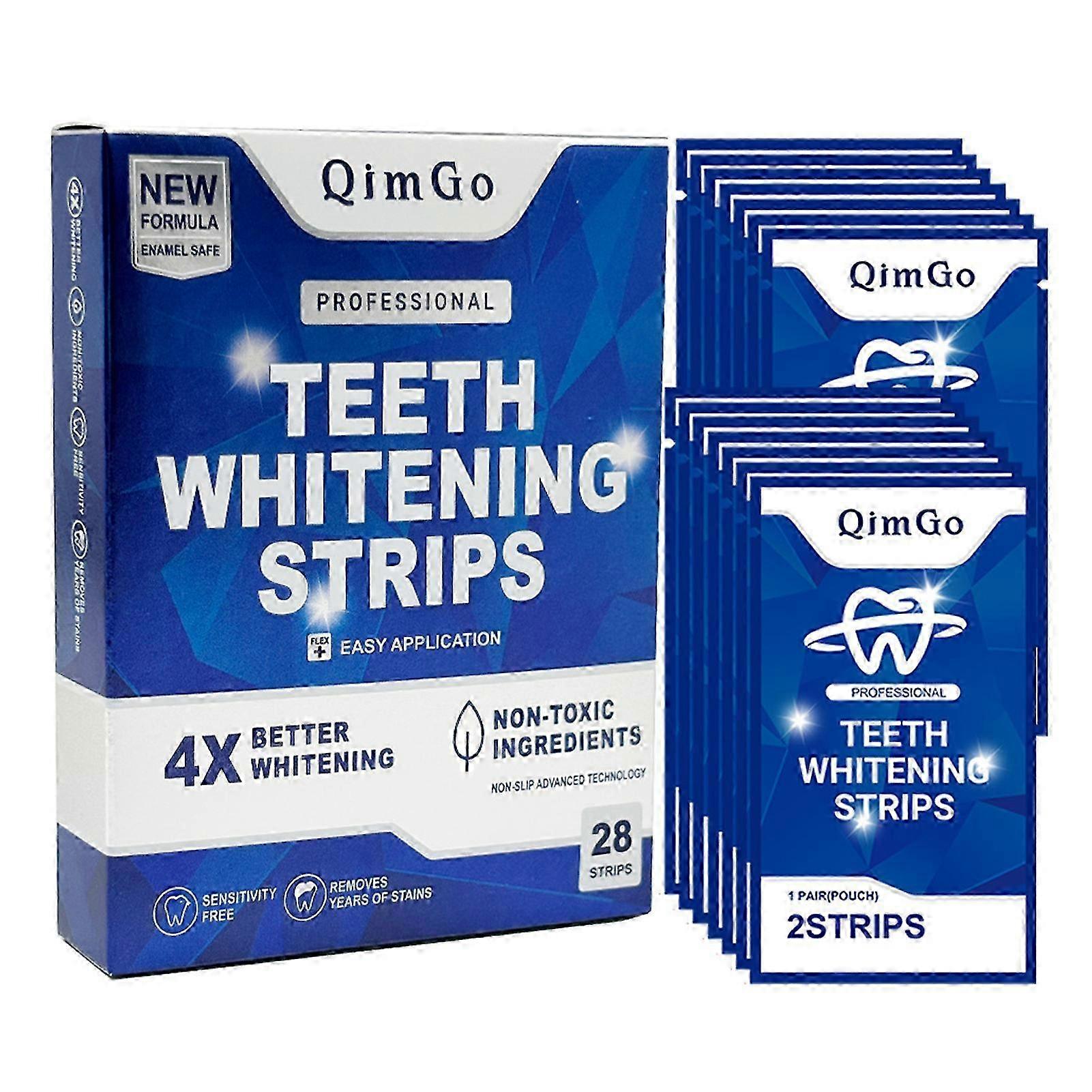 14-42Strips Mild Tooth Whitening Patch Elastic Teeth Stains Removal for Daily Use,Professional Tooth Whitening 2025