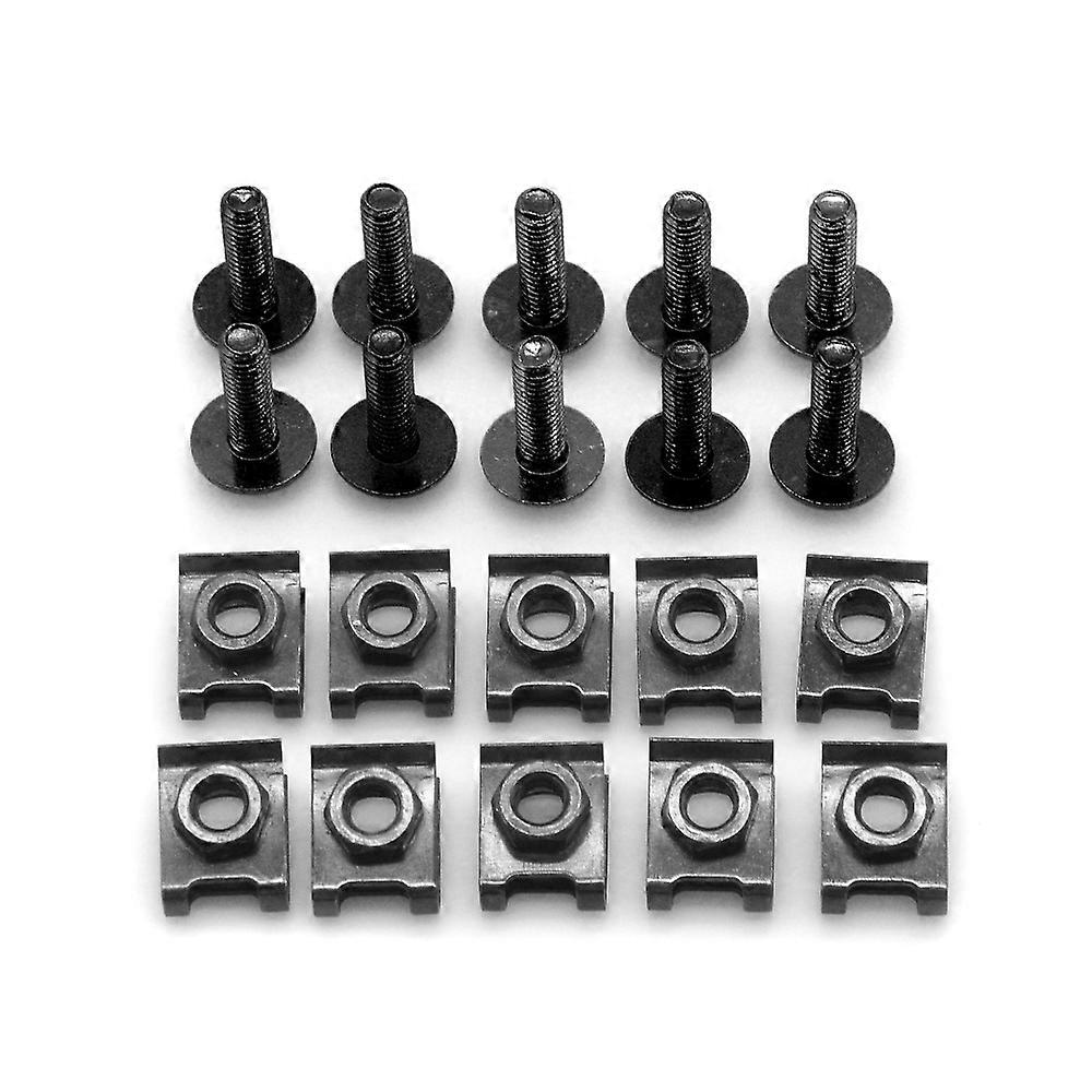 Applicable Motorcycle CNC 6MM Fairing Screw Fastener Clips Body Spring Nut Bolts For MOTO GUZZI GRISO BReva 850 1100 1200 MGX21 STELVIO