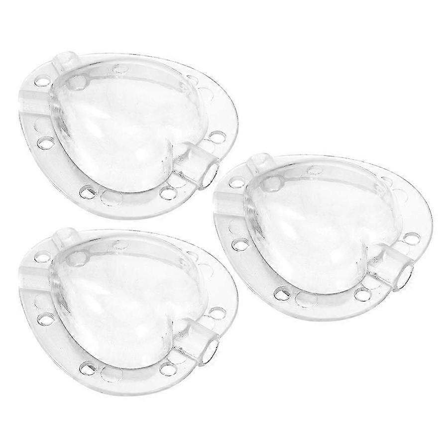 Strawberry Heart Shape Mold 3Pcs Transparent Fruit Tool