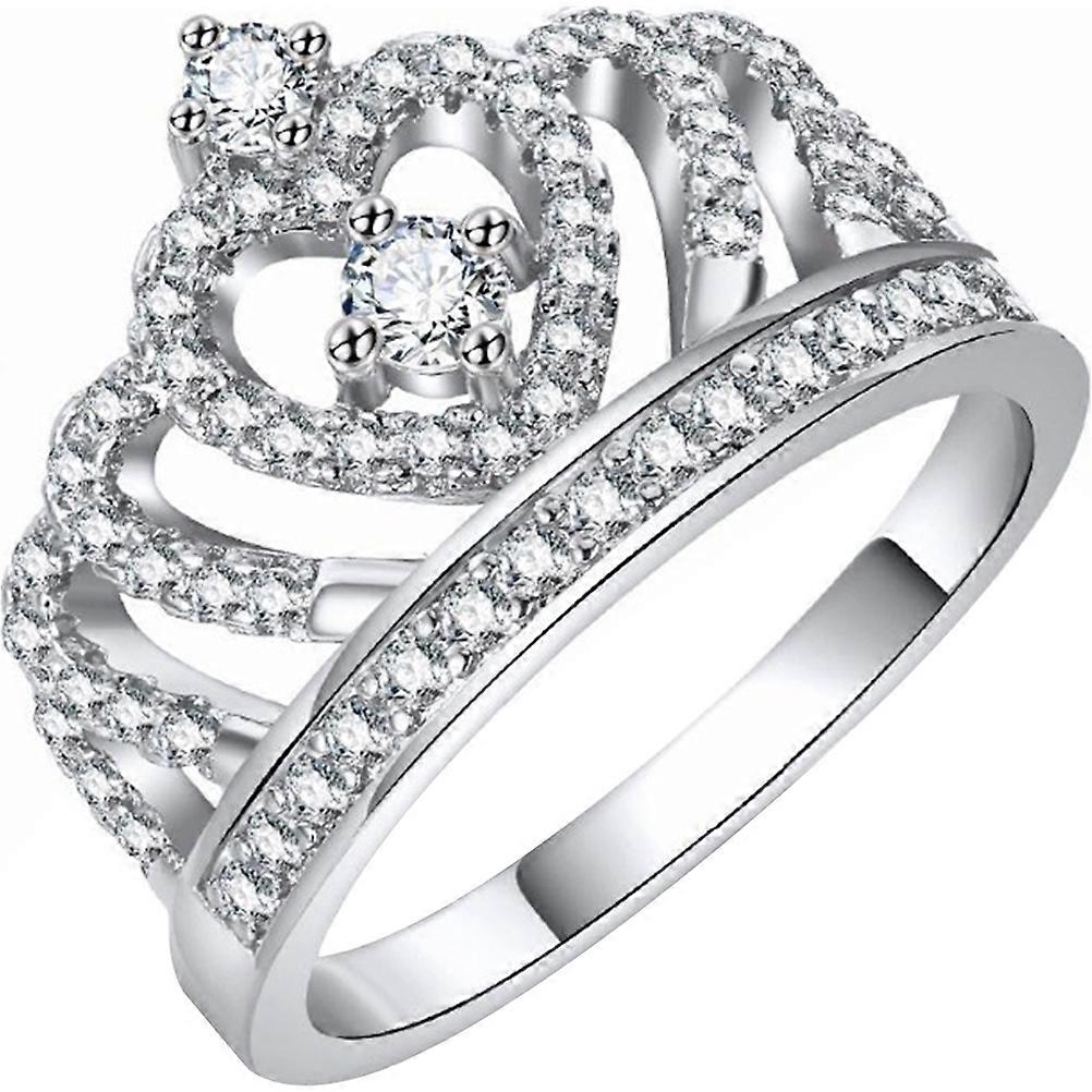 Ring Heart Finger Ring for Decoration Alloy Material