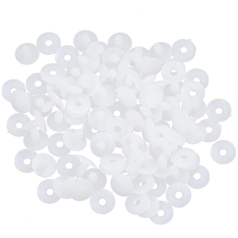 500 Sets Of Doll Making Replacement Joints Materials For DIY Enthusiasts Colour White Suitable For Various