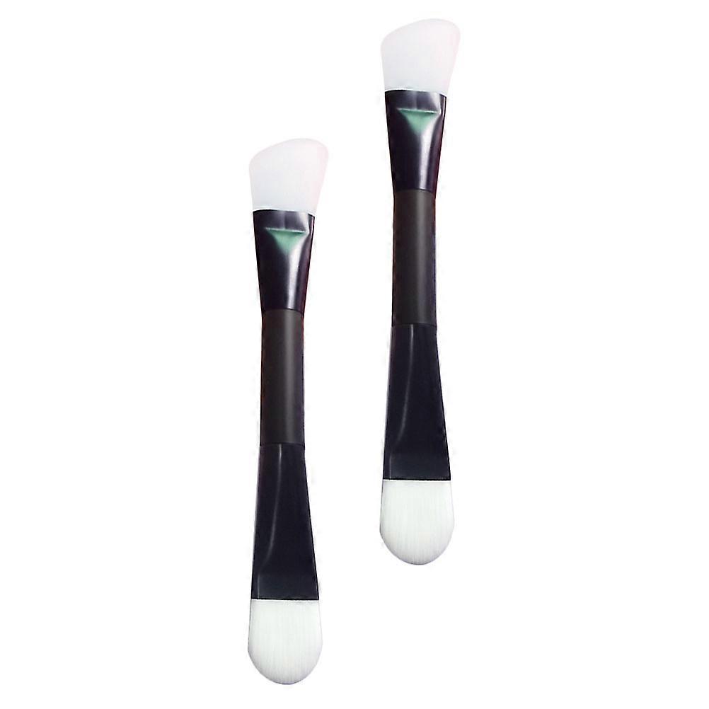Mud Mask Brush Face Mask Brush Artificial Fiber Material 17x28cm Durable Use 2Pcs