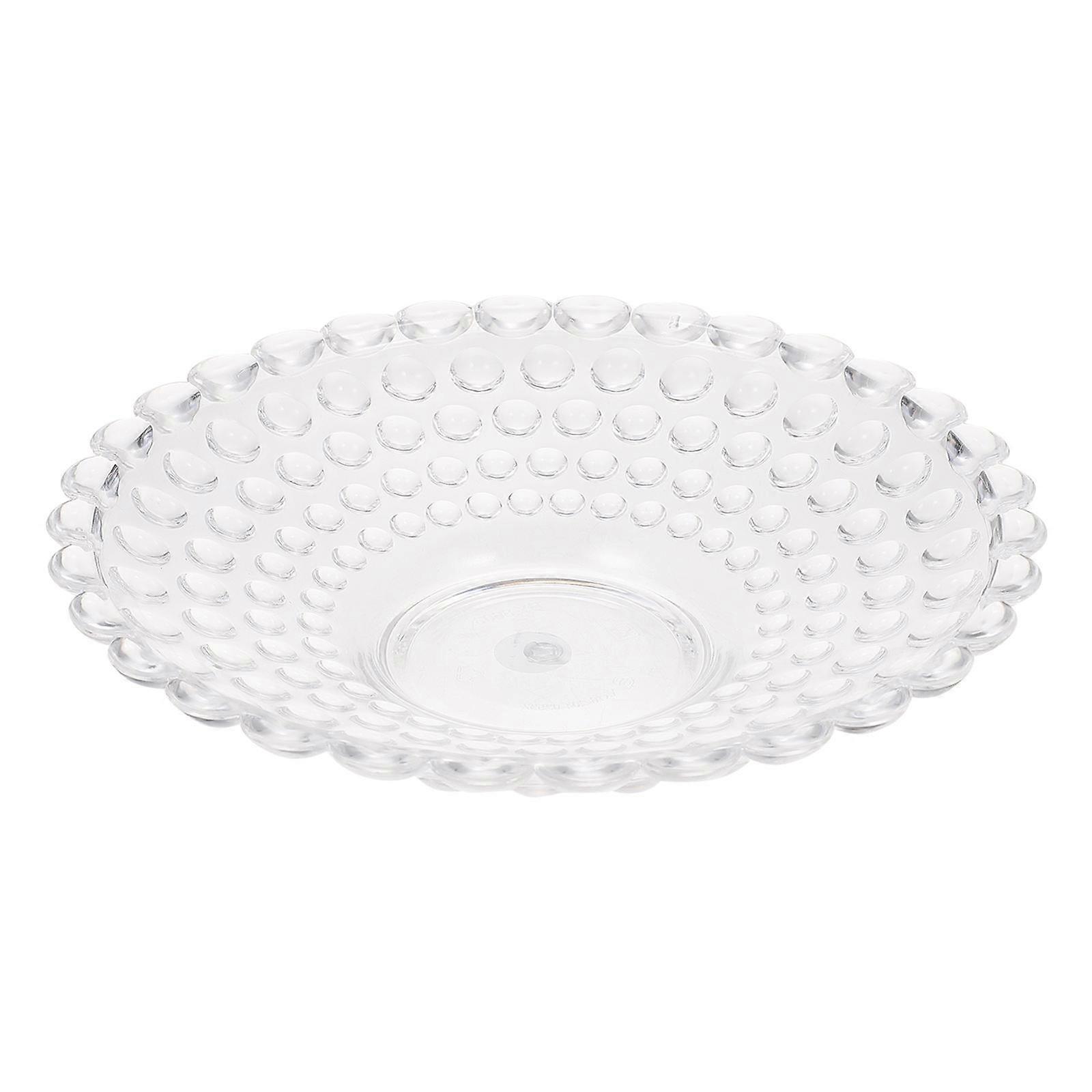 Transparent Fruit Holder Acrylic for Storage Use 2Pcs Creative Snack Containers