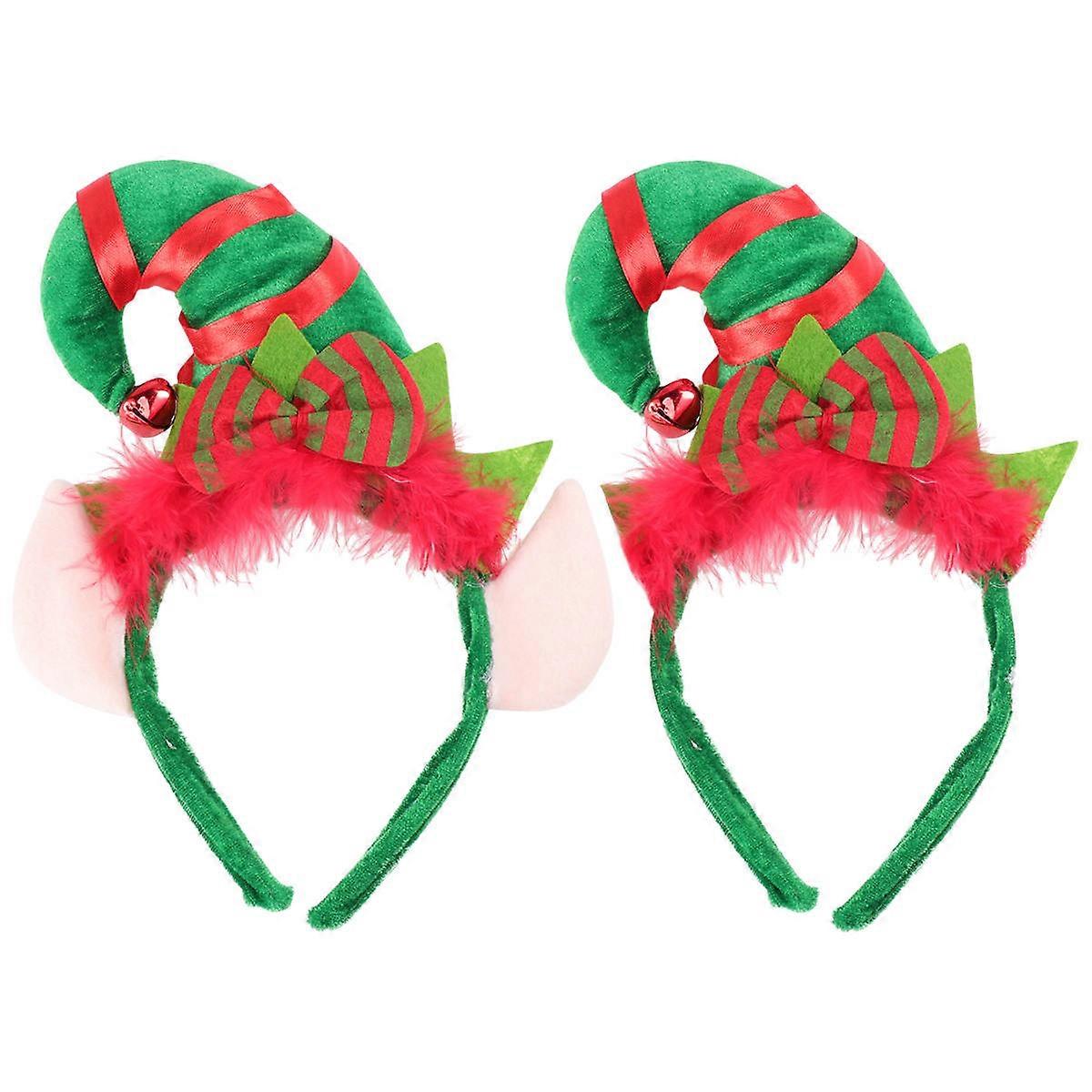 Christmas Hat Headband Hat for Kids 4Pcs Assorted Color
