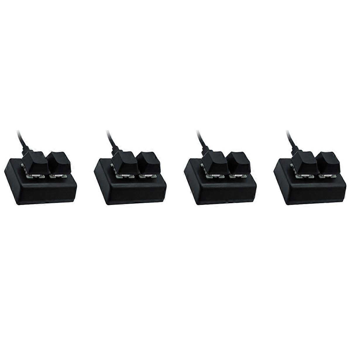 2 Keys Macro Programming Keyboard RGB Mini Keyboard Red Switch,Black