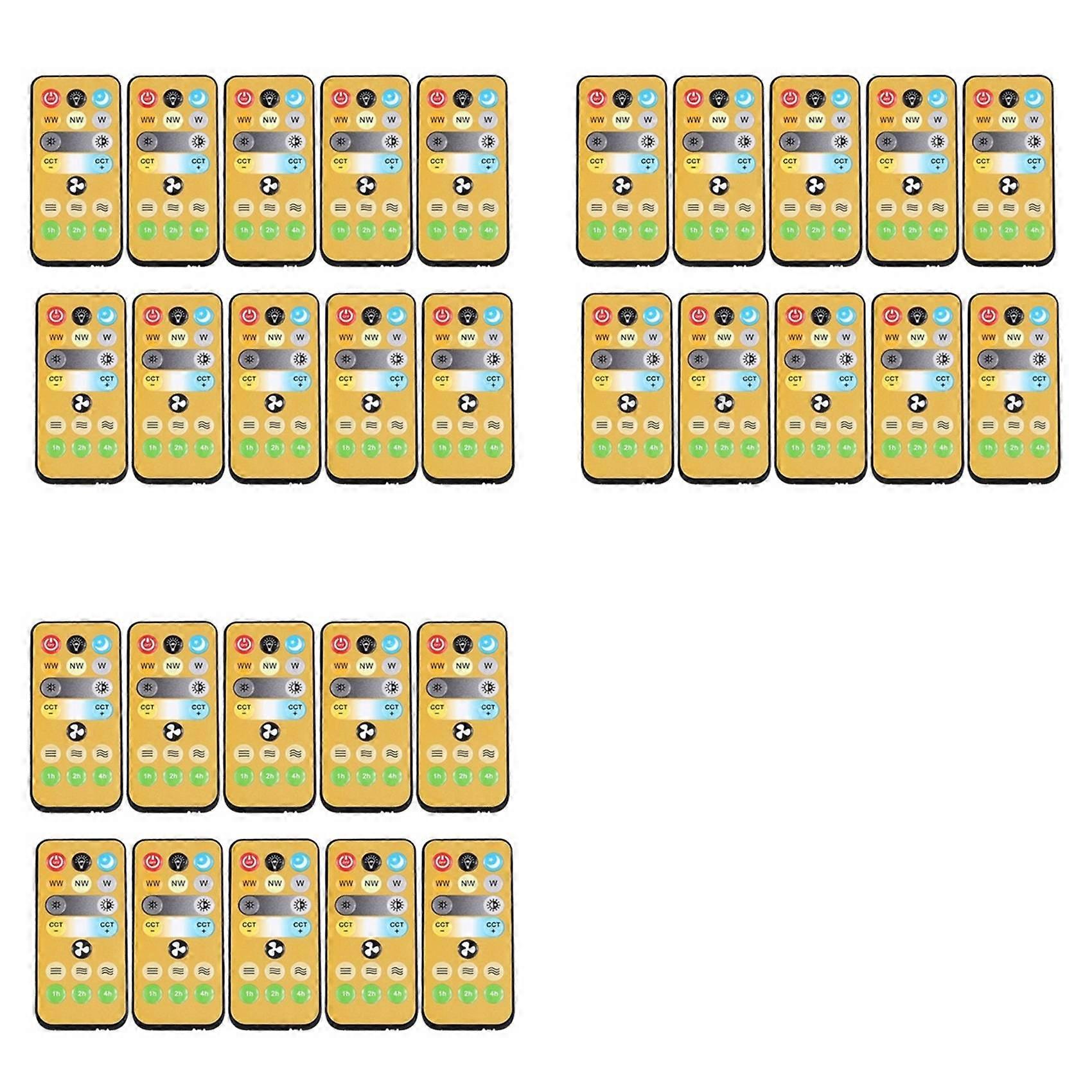 30pcs Wireless Switches, 3-Speed Timing Remote Control, for E27 Ceiling Fan Light, 1-4h Timing Remote Control