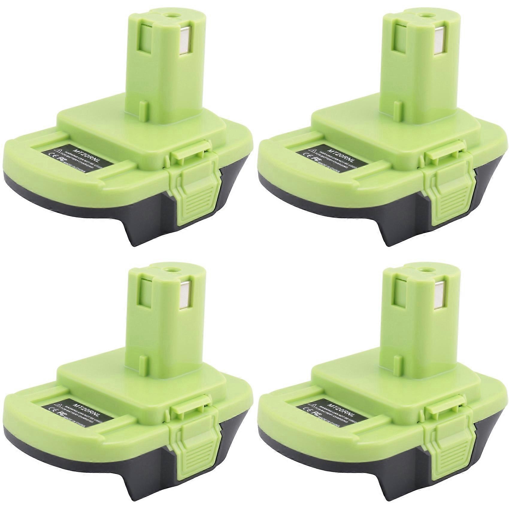 4X MT20RNL Battery Adapter Use for Ryobi 18V Tools,Converts for Makita 18V Li-Ion Battery to Ryobi 18V Li-Ion Battery