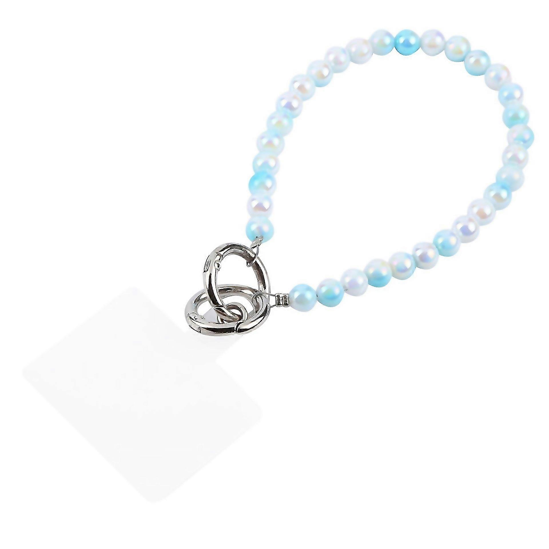 For Phone Antilost Gradient Pearl Wrist Strap