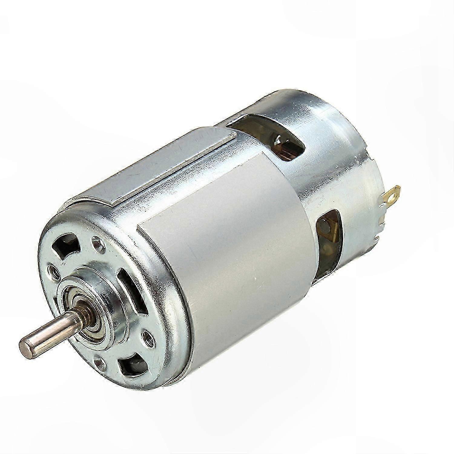 High-Power DC Motor with Ball Bearing, 12V-36V, 3500-9000 RPM, Low Noise, Large Torque for Various Applications