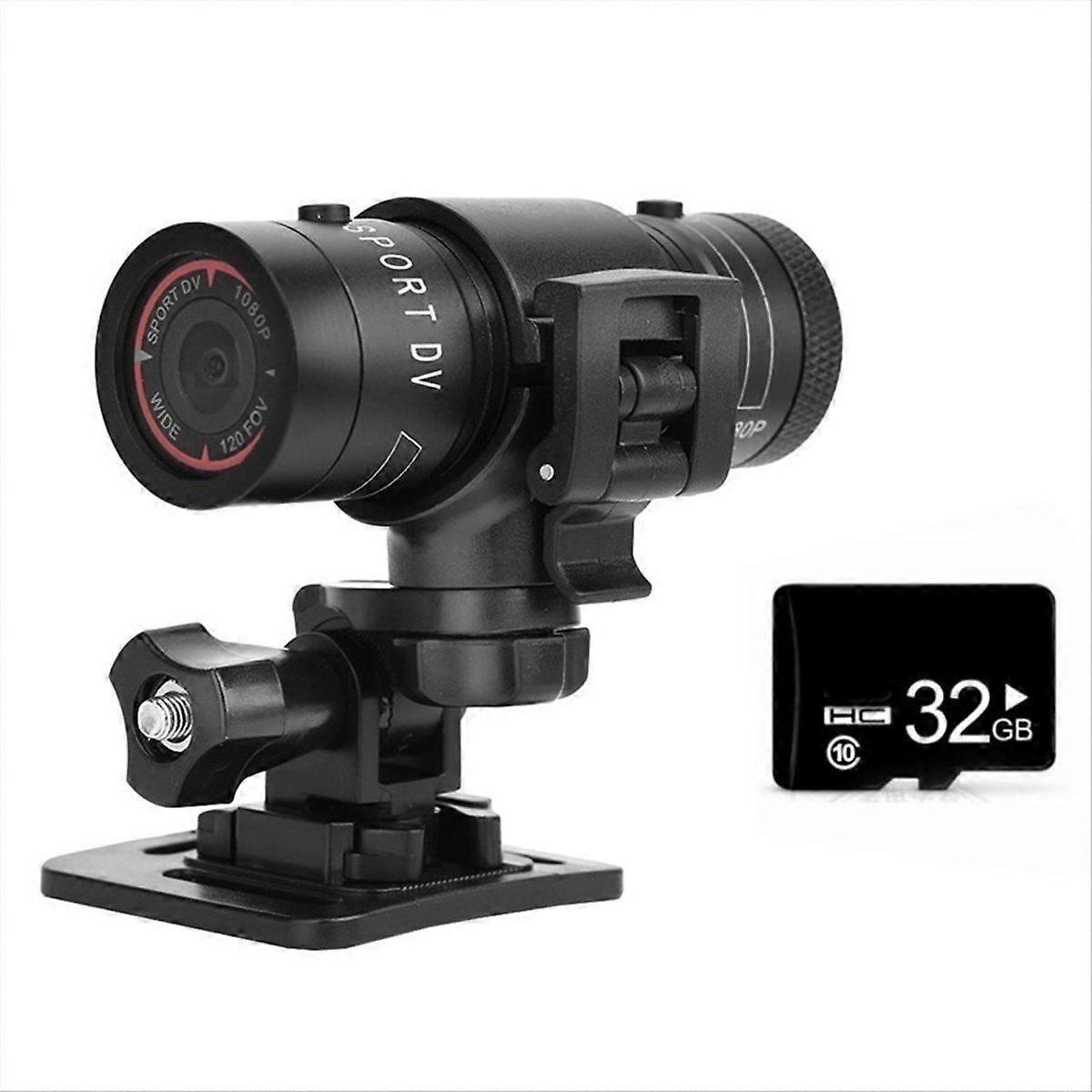 F9 Mini Sports Camera 1080P 200W Bicycle Camera