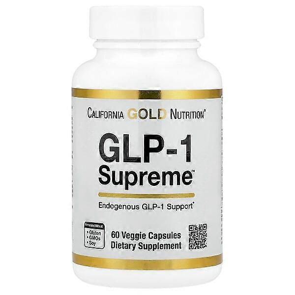 California Gold Nutrition, GLP-1 SupremeÃÂÃÂ¢ÃÂÃÂÃÂÃÂ¢, with Akkermansia, Berberine, Quercetin & Curcumin, 60 Veggie Capsules