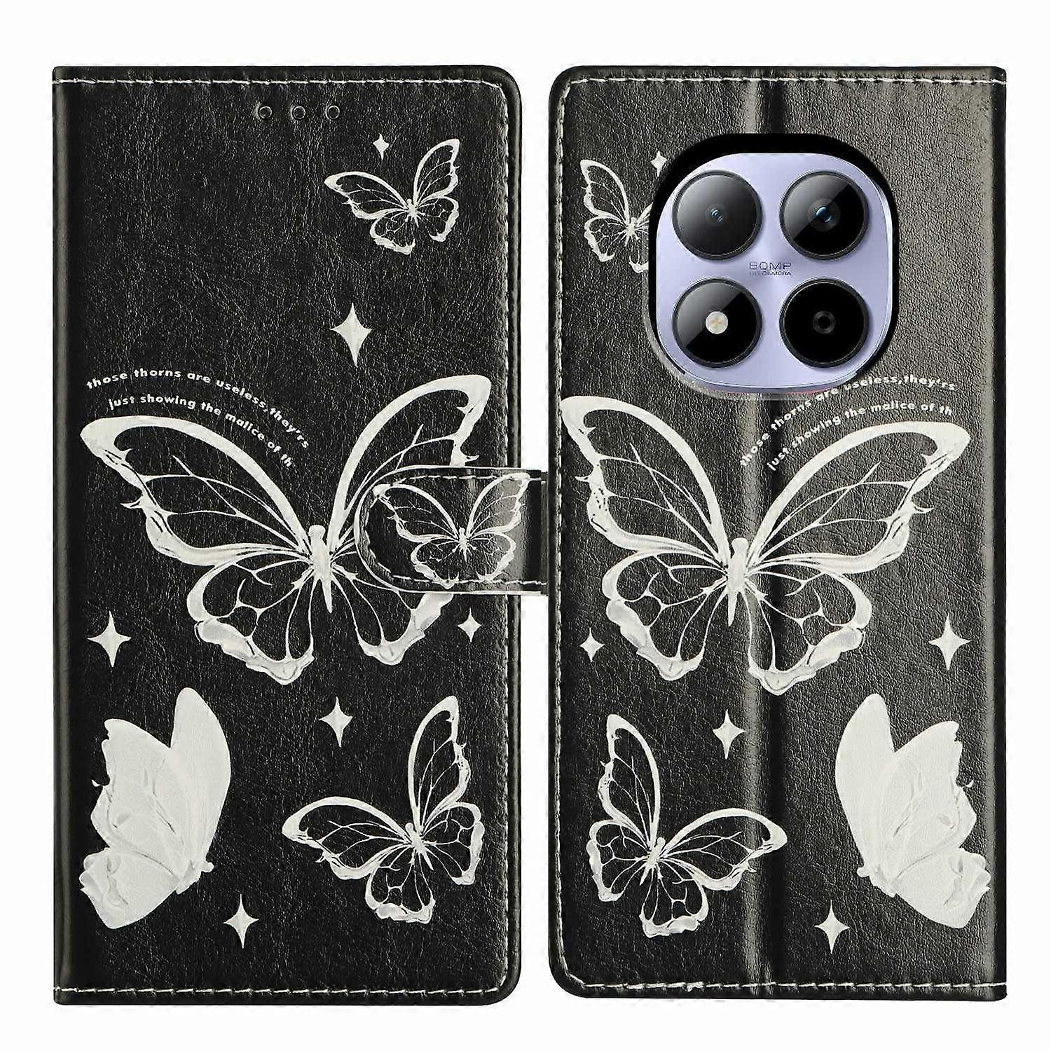 For Xiaomi Redmi Note 15 Pro 5G Case Pattern Printing Wallet Stand Flip Leather Phone Cover with Str