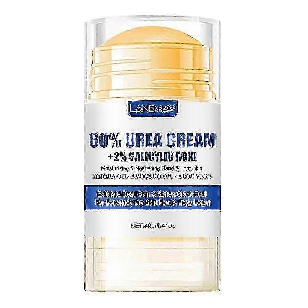 % 60 Üre +% 2 Salisilik Asit Ayak Kremi, Kuru çatlamış ayaklar için nemlendirici, dizler, dirsekler, eller, cildi yumuşatır, ölü cildi pul pul döker