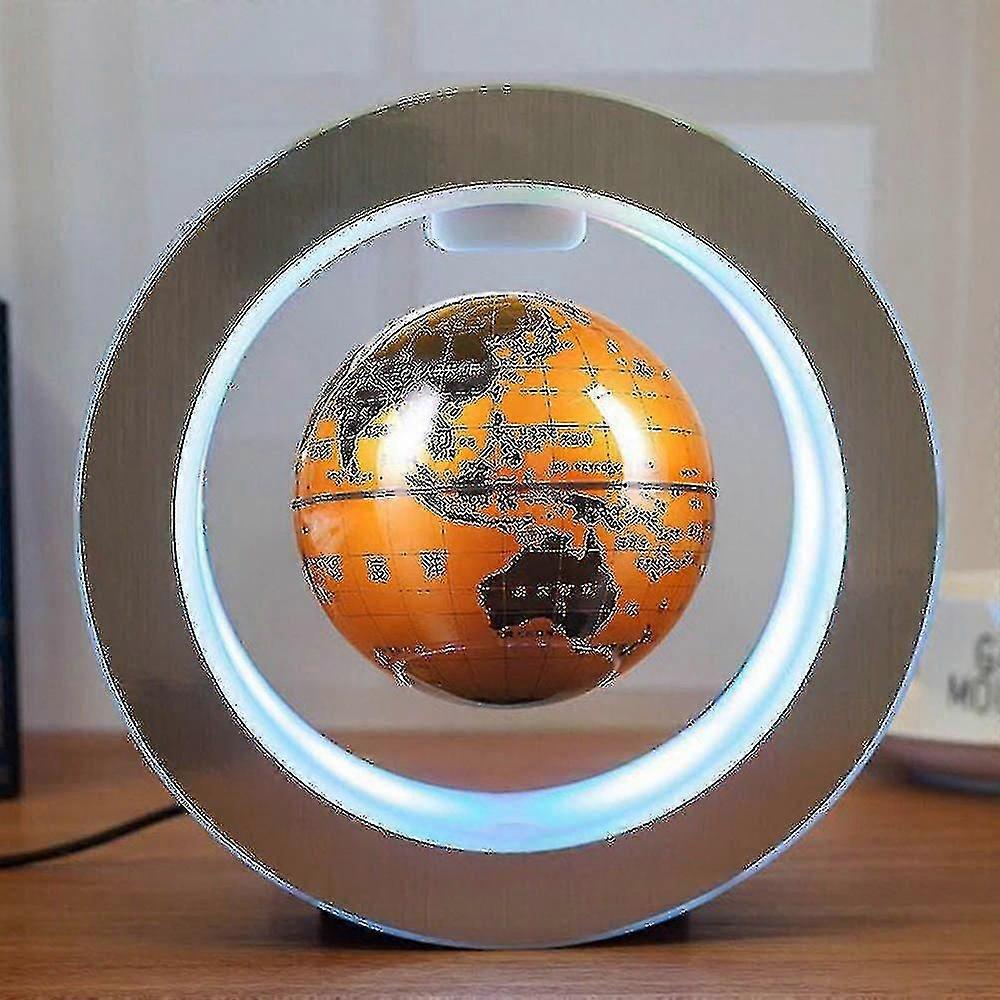 Round Led World Map Floating Globe Magnetic Levitation Light Anti Gravity Magic Multiple Clour