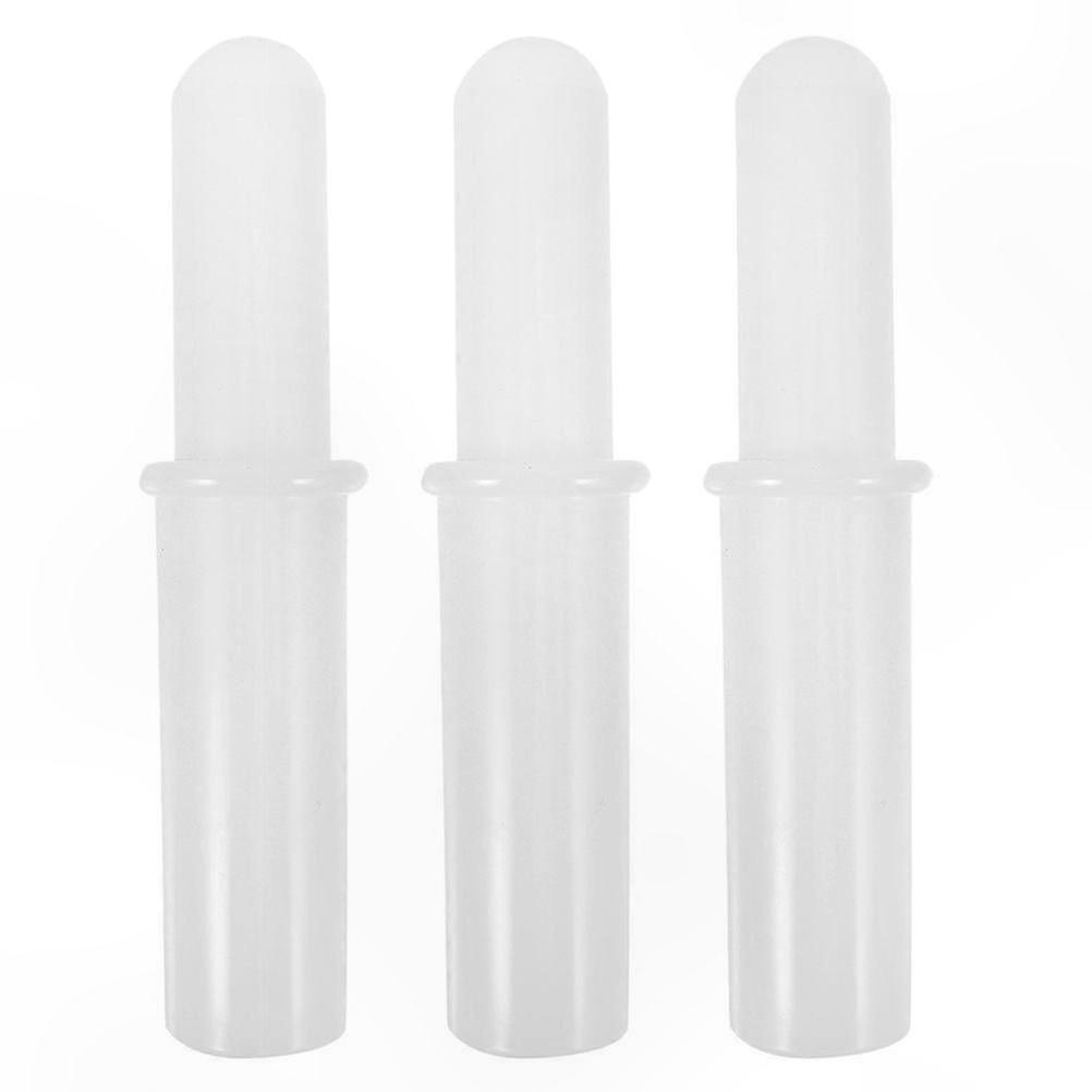 3-Pack Plastic Meat Pusher for Grinders, Universal Sausage Maker Attachment, Tamper Tool for Kitchen Use