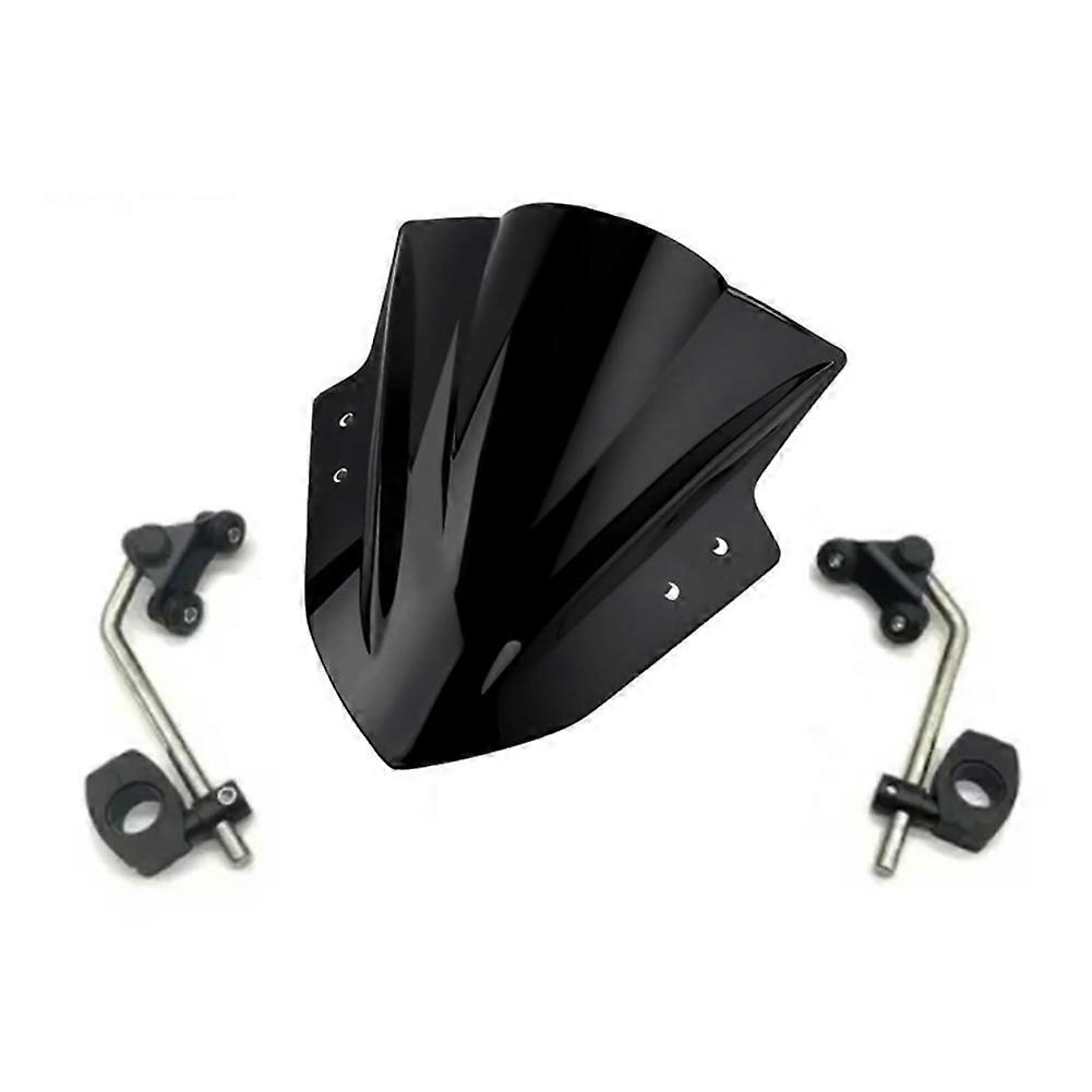 Motorcycle Windshield Windscreen with Adjustable Bracket Wind Screen for CFmoto 300NK 300 NK