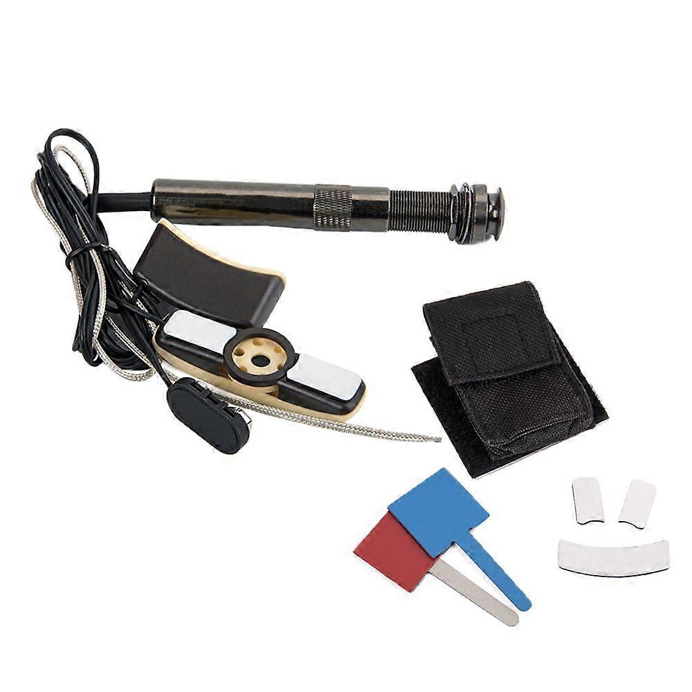 Piezo preamp under the saddle