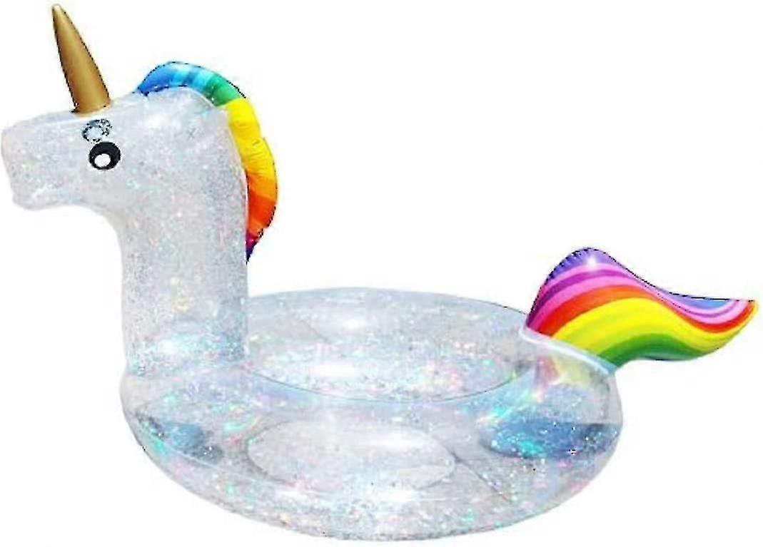 Inflatable Unicorn Buoy, Inflatable Toys Ocean Beach Float, Inflatable Pool Mattress For Child Adults (b )