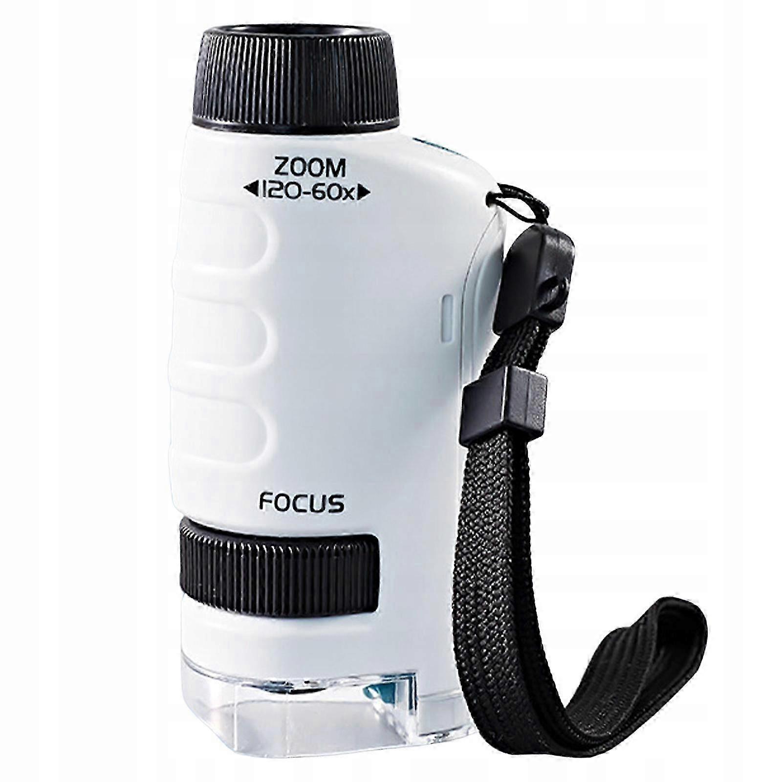 Kids Science Microscope Toy Set -120x Educational Stem For