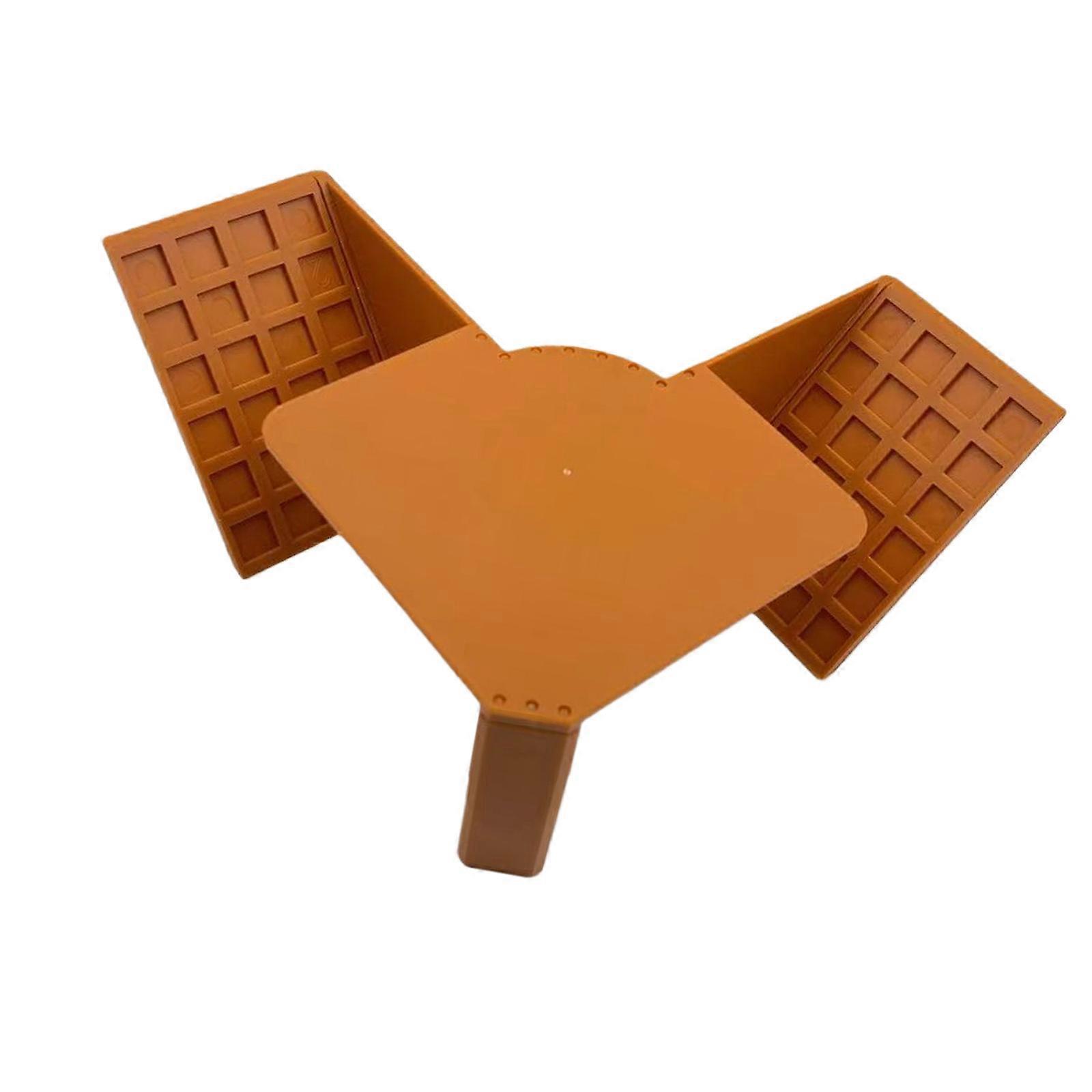 Hermit Crabs Shelter Tunnel Cave Habitat Hideout Easy Maintenance Design Platform for Terrarium Reptiles Tanks Accessory Multicolor