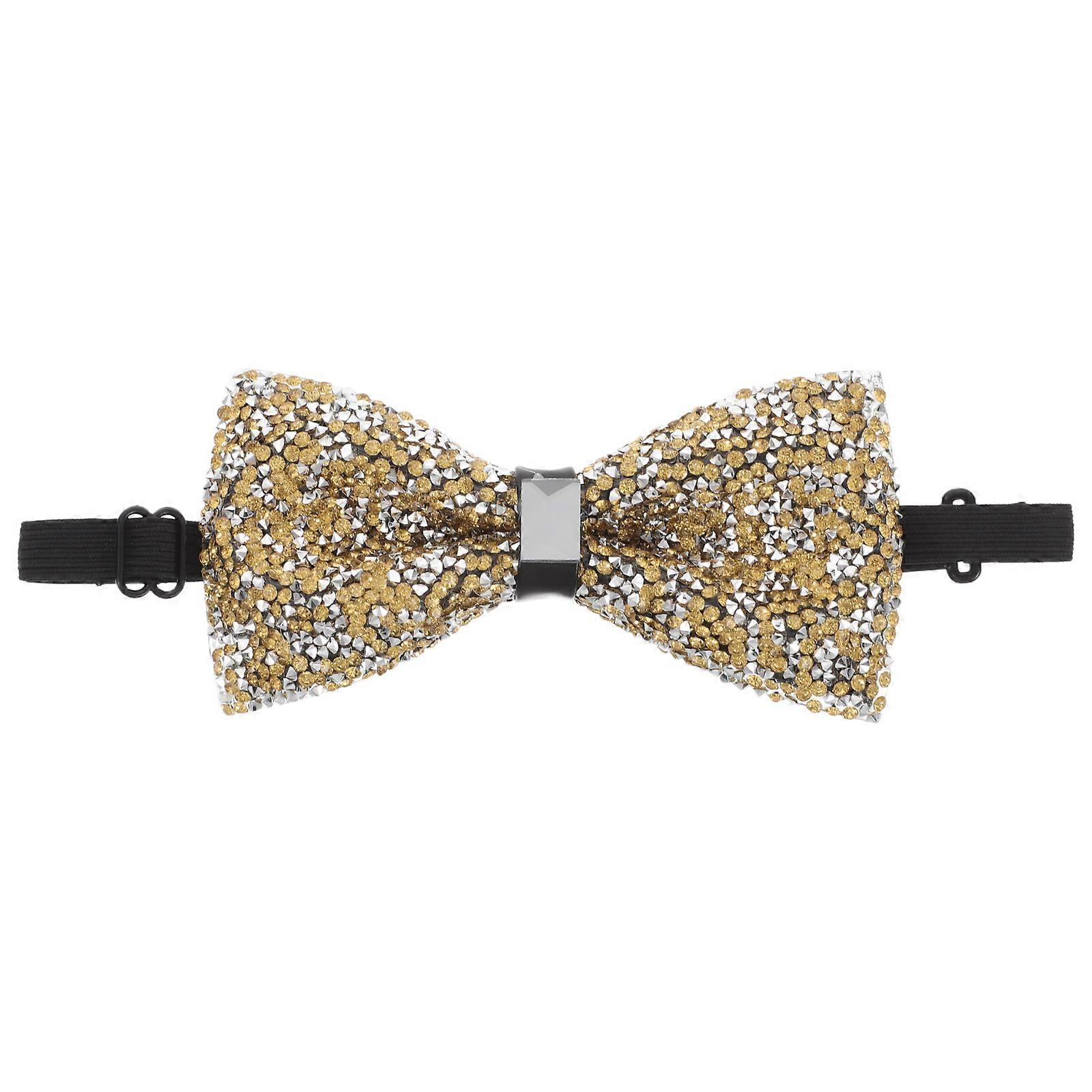 Sparkly Bow Tie for Men with Rhinestone Designed for Party 1 Piece