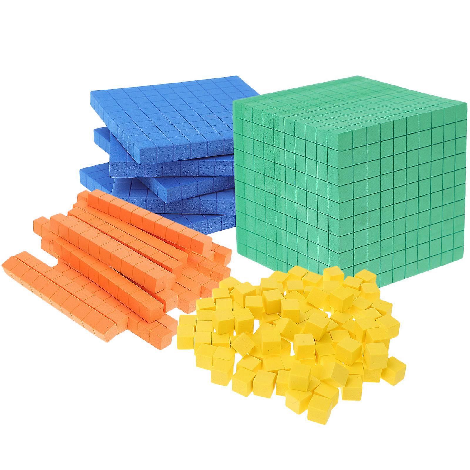 1 Set Math Counting Cube Educational Learning Children Toy Counting Toy