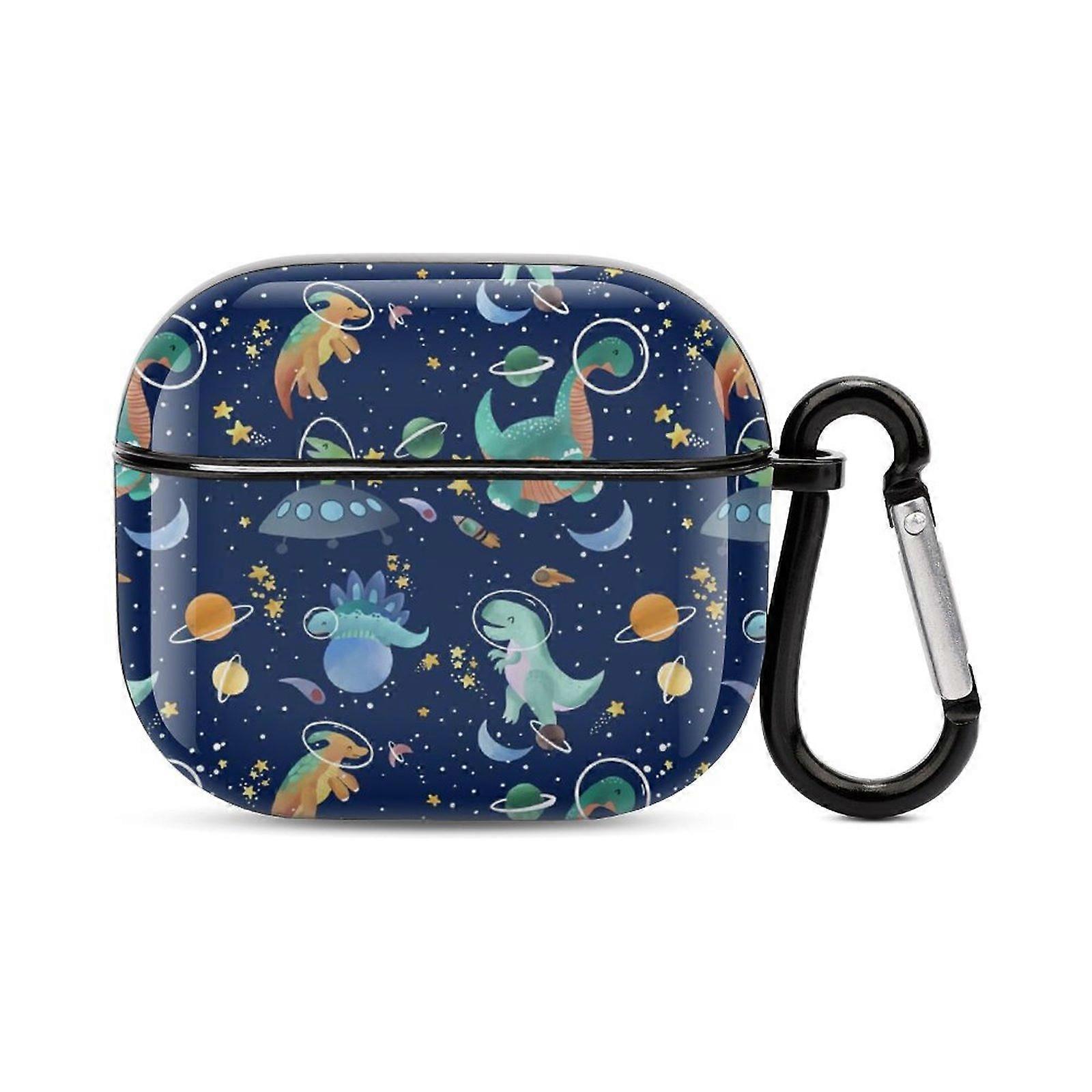 Cute Dinosaur Case for compatible with AirPods 3, AirPod 3 Case for Women, compatible with AirPods 3rd Generation Case, Support Wireless Charging
