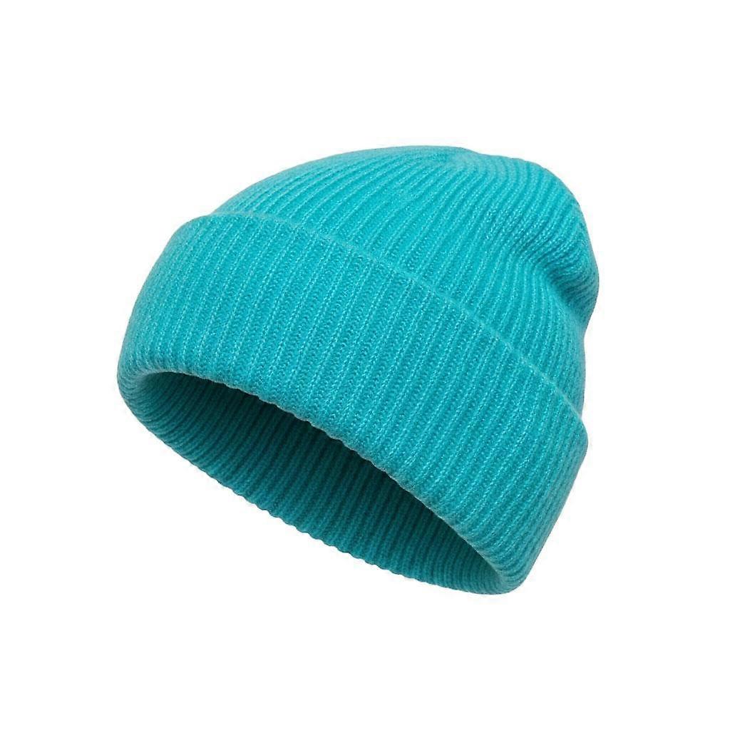 A2Z Ladies Hat Ribbed Knitted Turn Up Beanie Stretchy Soft Feel Winter Warm Caps