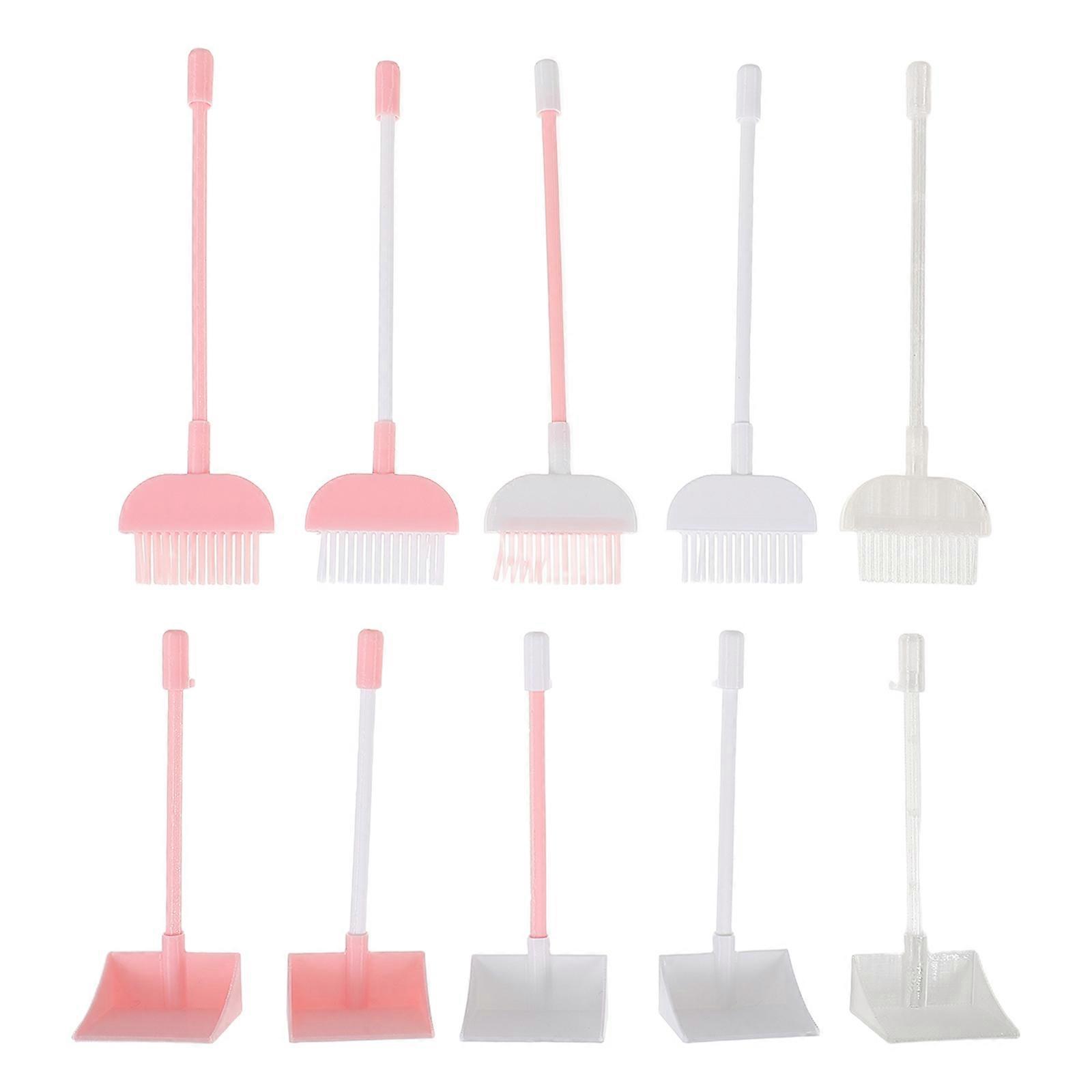 Miniature Broom Sets Hand-eye Coordination Fine Motor Skills Development Realistic Design 5 Sets