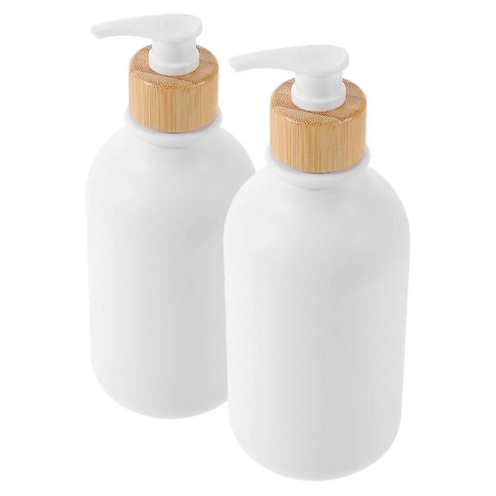 Hand Soap Dispenser for Bathroom Use 2Pcs Refillable Pump Soap Bottles