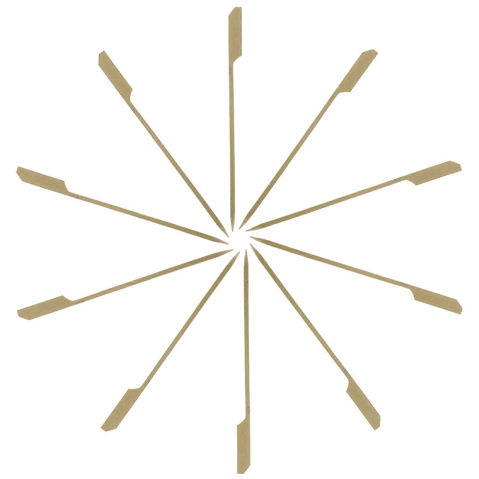 100Pcs Bamboo Picks For Appetizers Parties Gatherings Compact Size Easy Skewering Functions