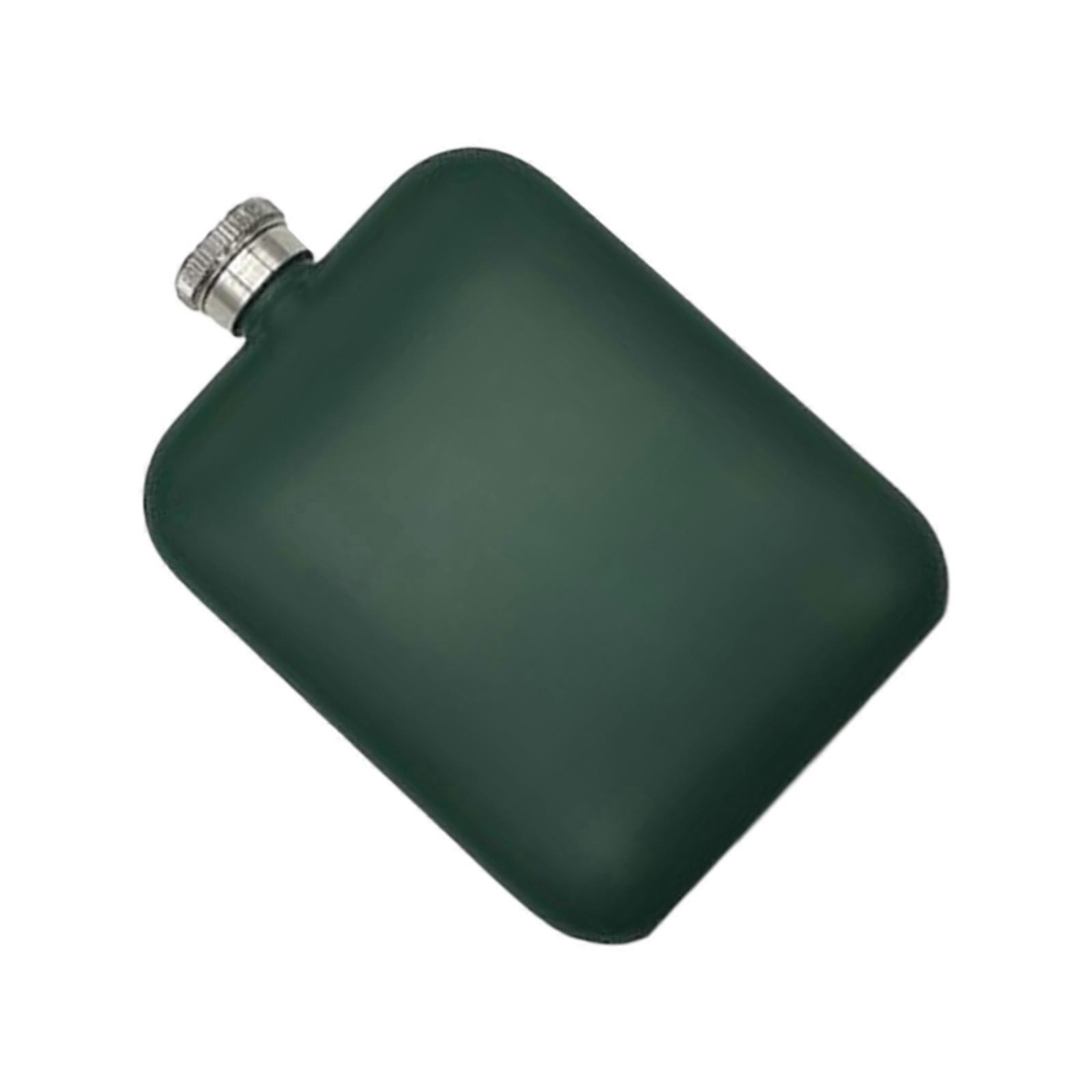 Compact Beverage Bottle Lightweight Wine Carafe Lightweight Wine Container Wine Bottle for Picnics and Family Gatherings  Army green